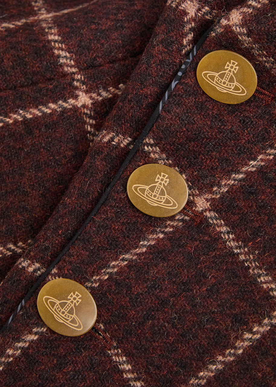 Vivienne Westwood Pourpoint Checked Wool Jacket - 5