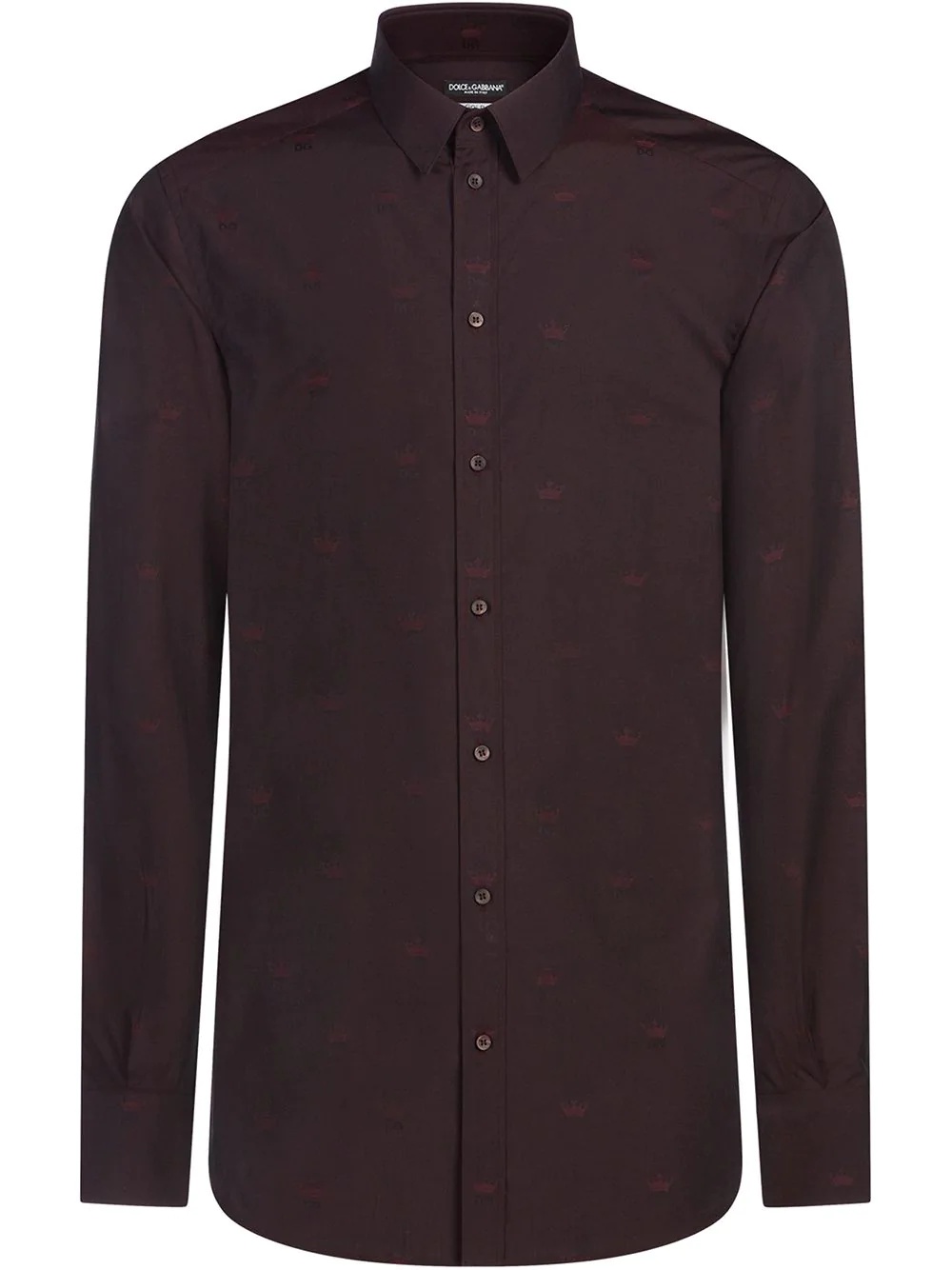 logo-jacquard shirt - 1