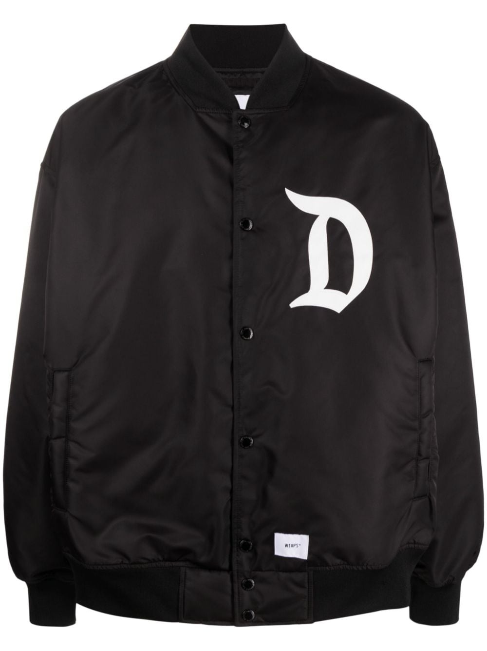 DSQD Team logo-print bomber jacket - 1