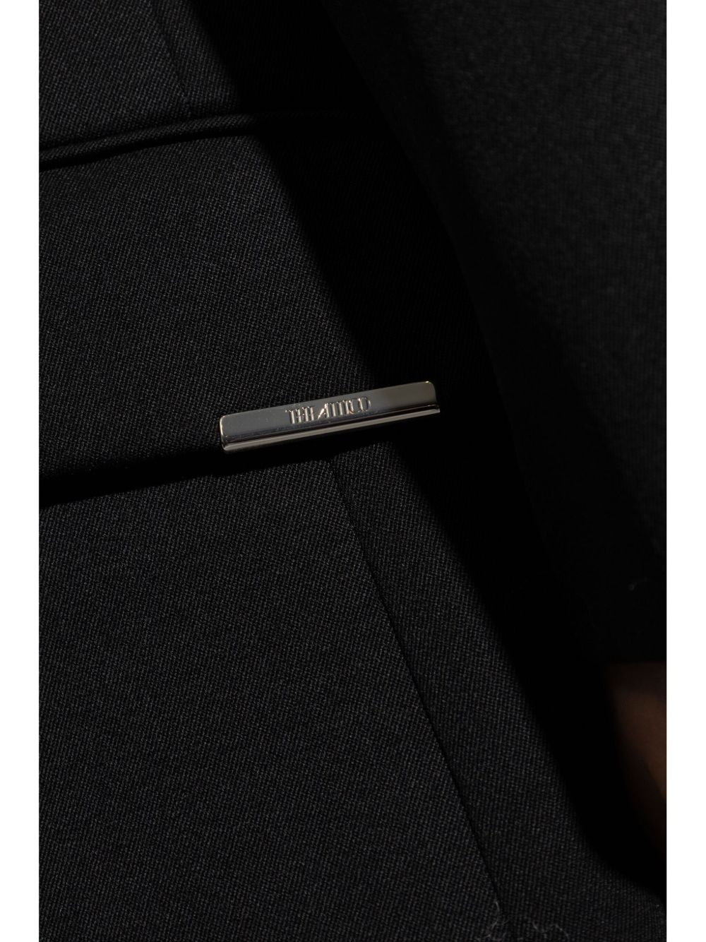 wool gabardine blazer - 5