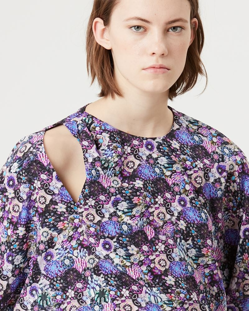SALDANA SILK FLORAL TOP 3