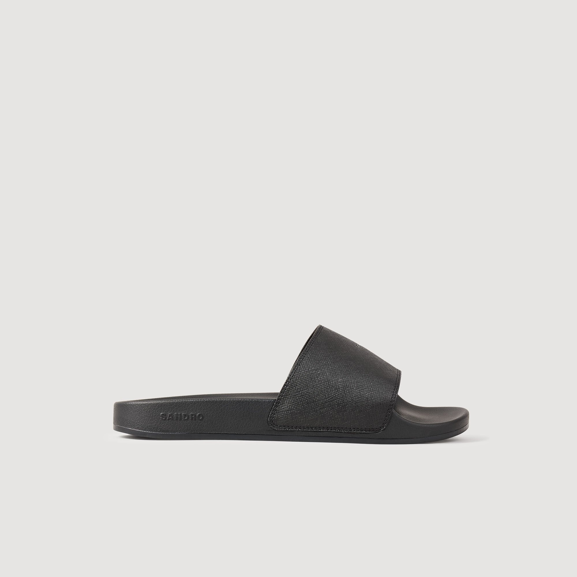 SANDALS IN RECONSTITUTED LEATHER - 4