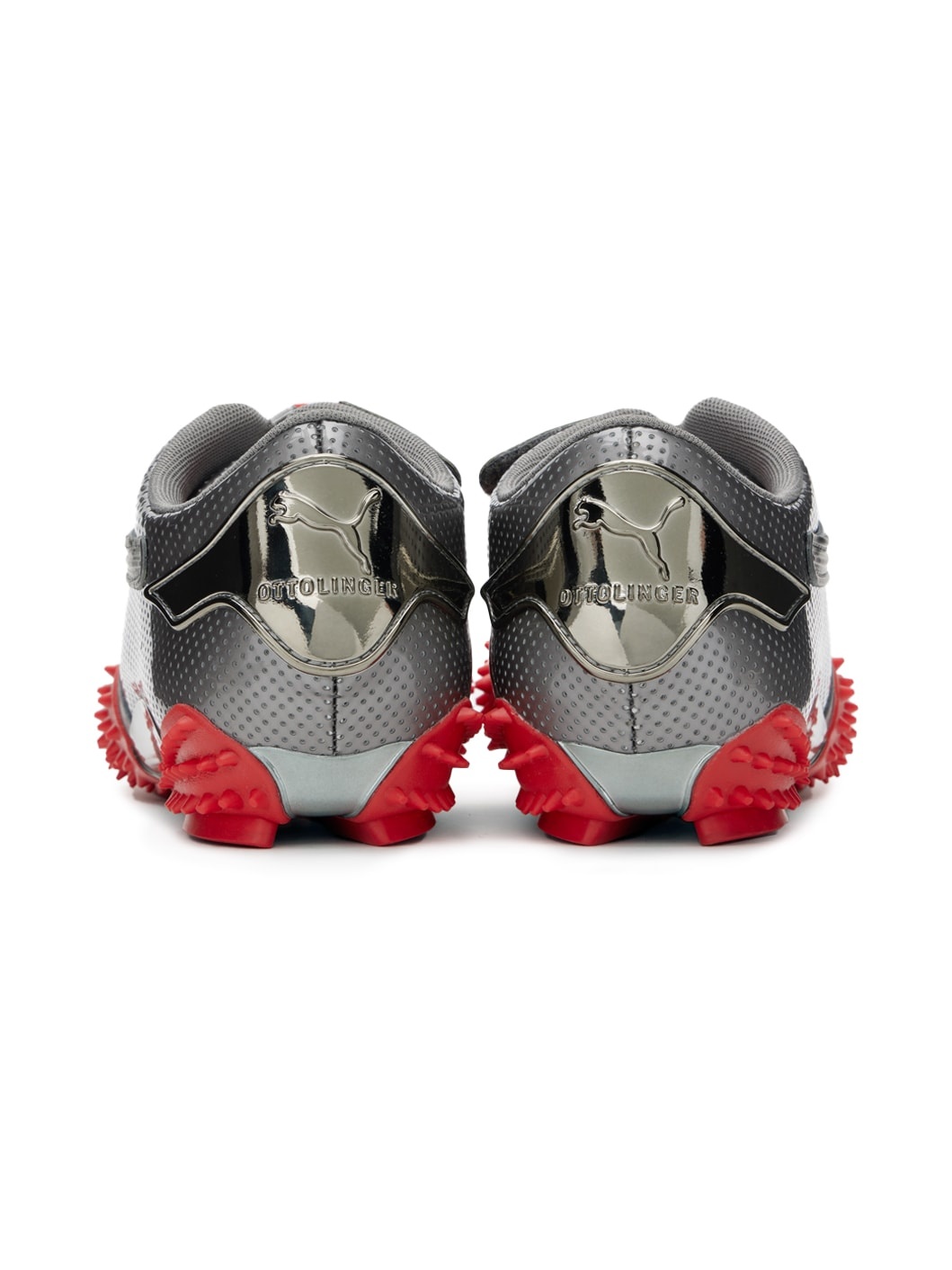 Gray & Red Puma Edition Mostro Lo Sneakers - 2