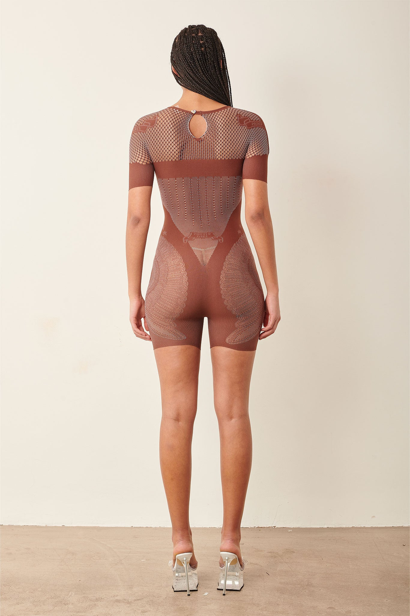 VIVIAN PLAYSUIT OLD MONEY BROWN - 4