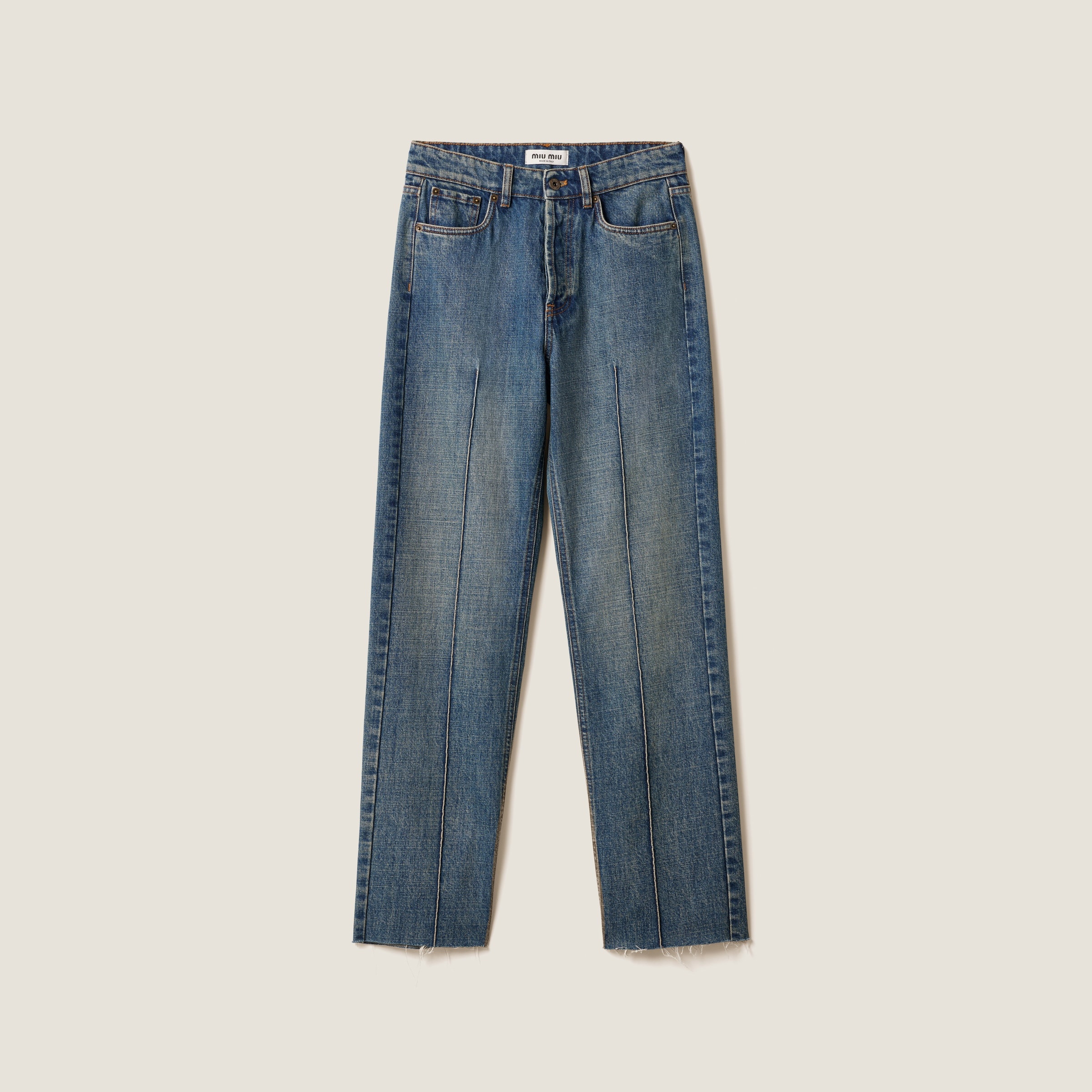 Denim five-pocket jeans - 1