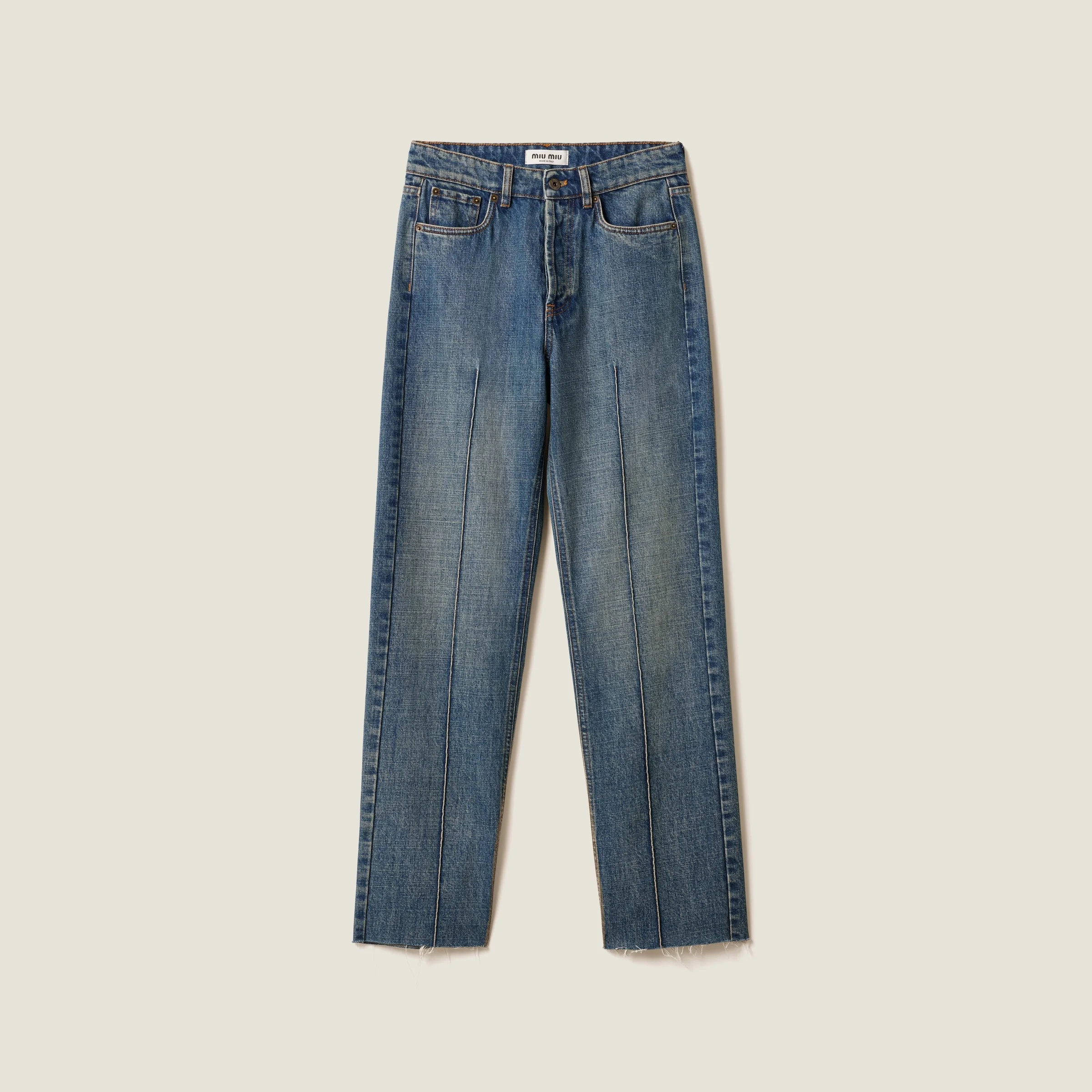 Denim five-pocket jeans - 1