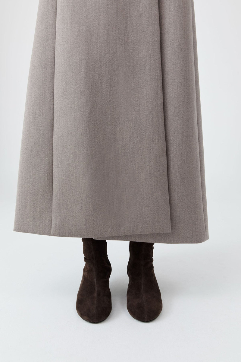 Suede Ballet Boot - Coffee 3
