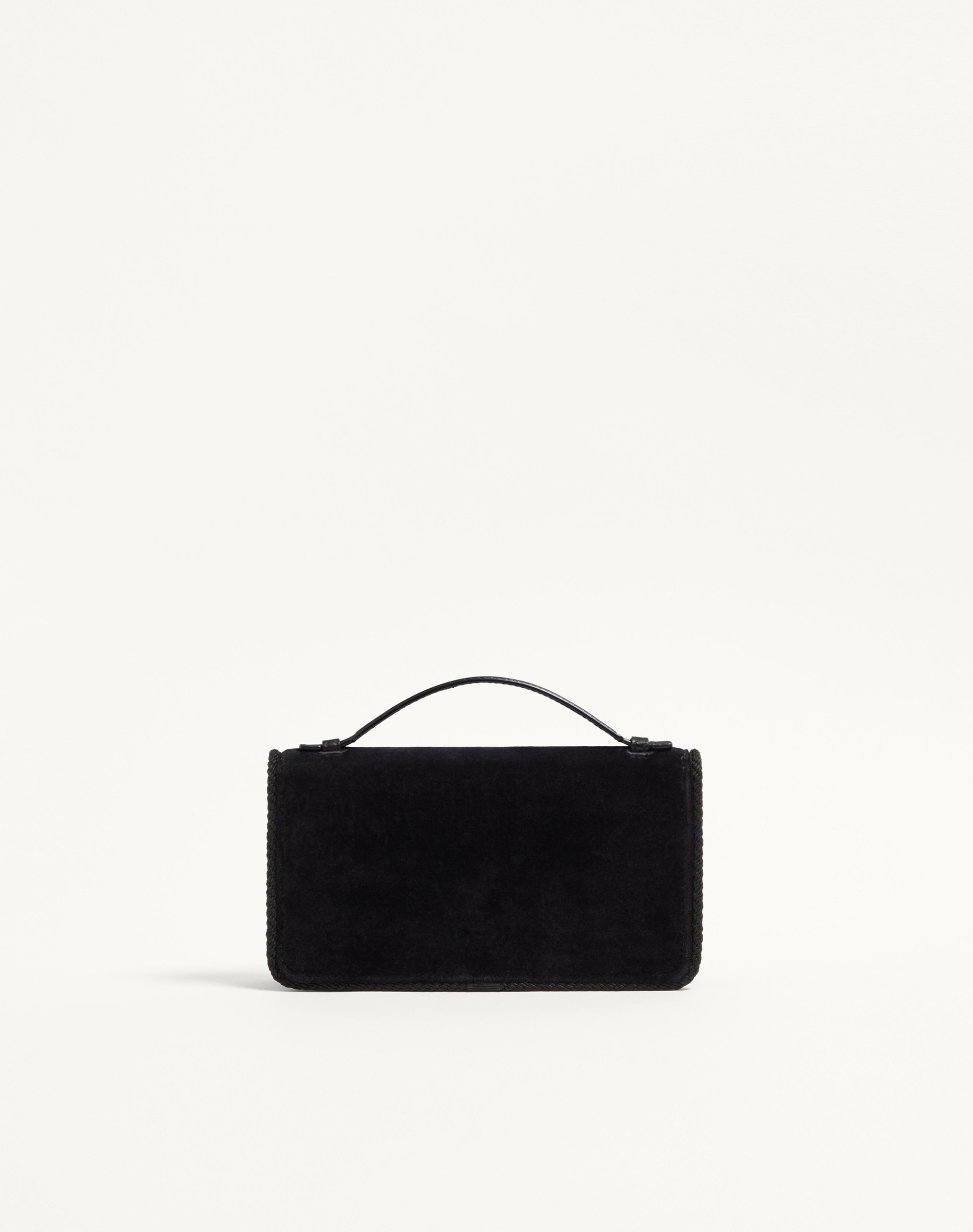 VLOGO SIGNATURE VELVET CHAIN WALLET WITH JEWEL LOGO - 5