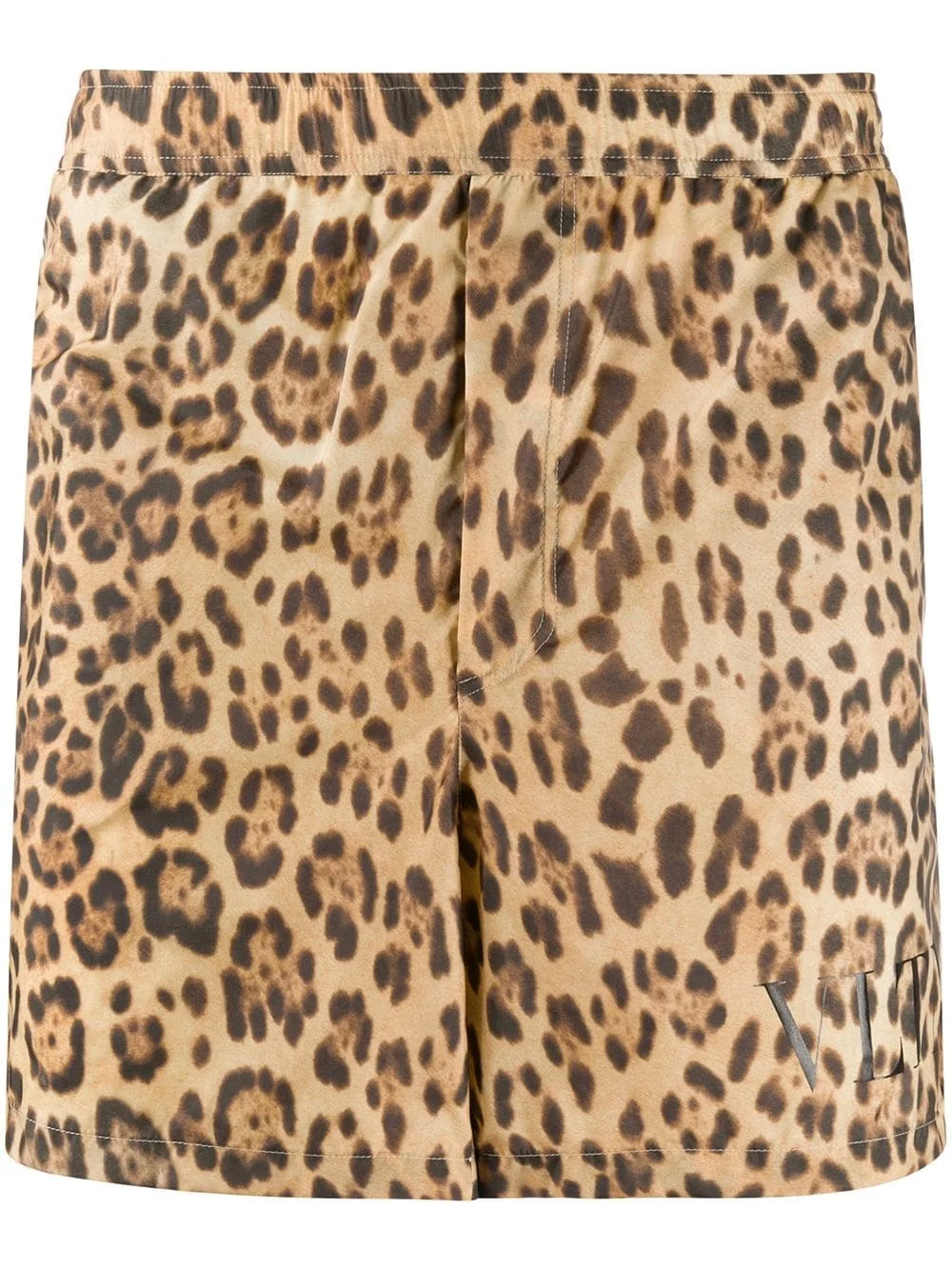 leopard print swim shorts - 1