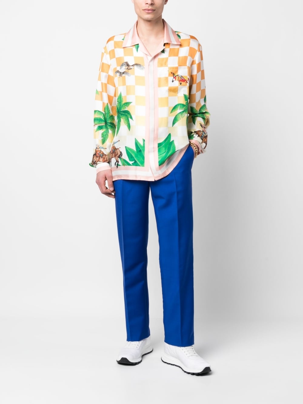 Tennis Club silk shirt - 2