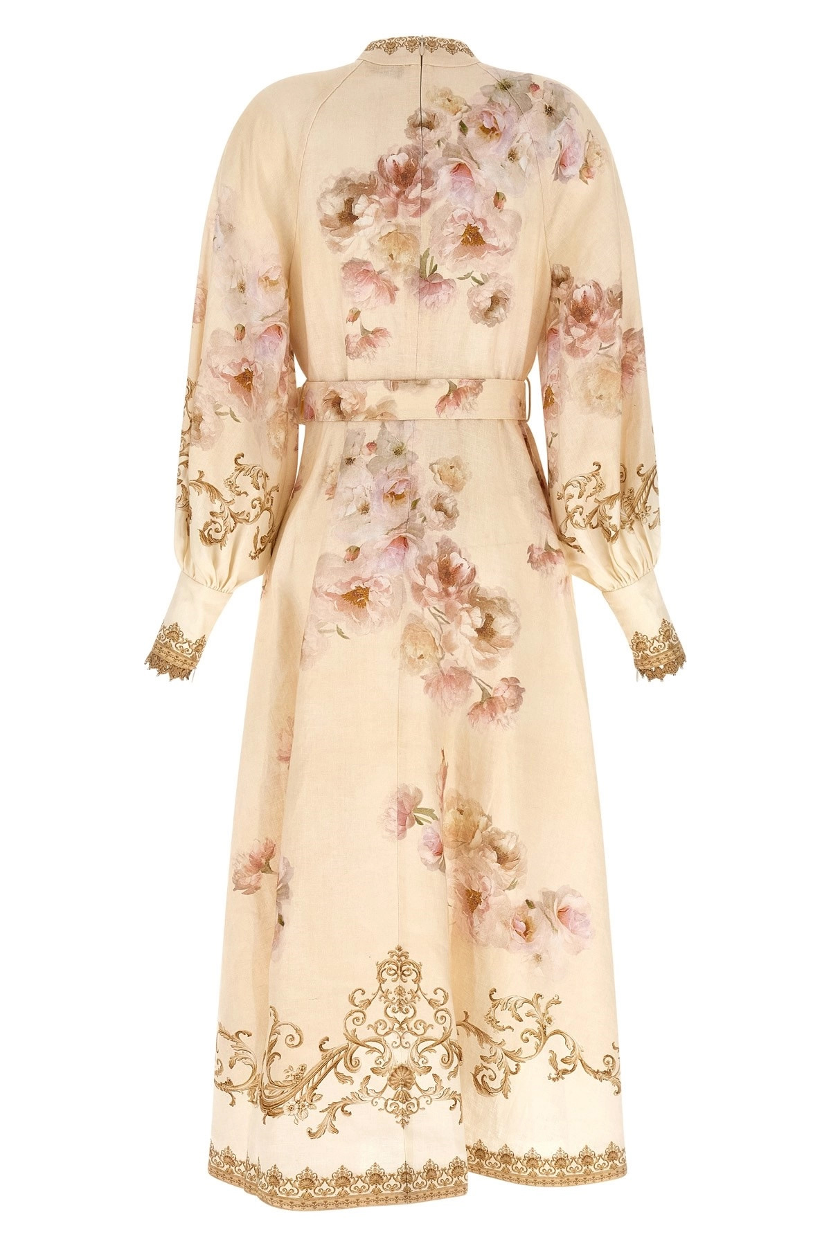 'Hypnotic Buttoned Midi' dress - 3