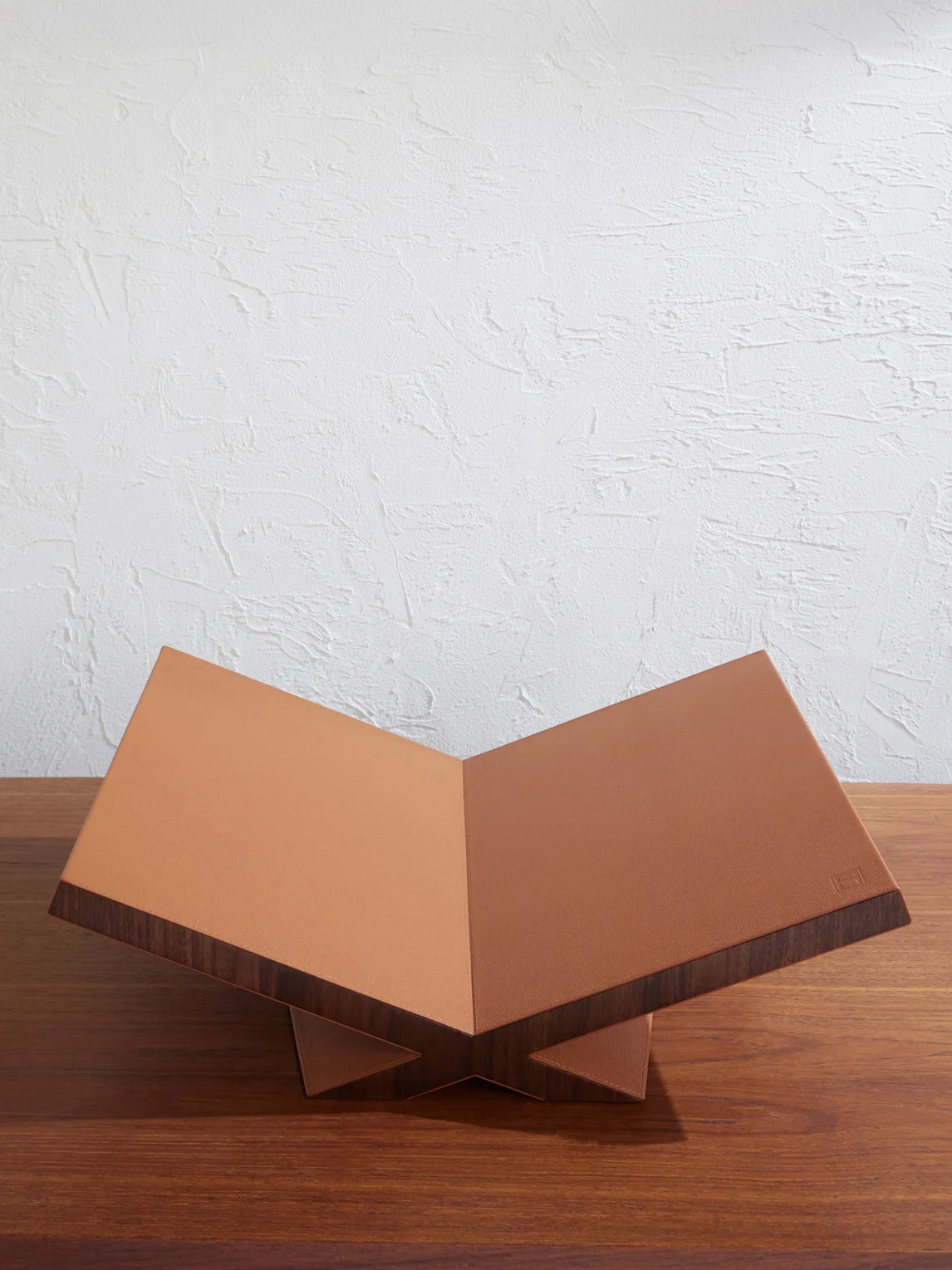 Culture Ultimate Wood and Leather Bookstand - 1