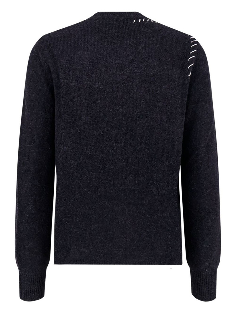 ALPHA INDUSTRIES stitched cardigan outlook