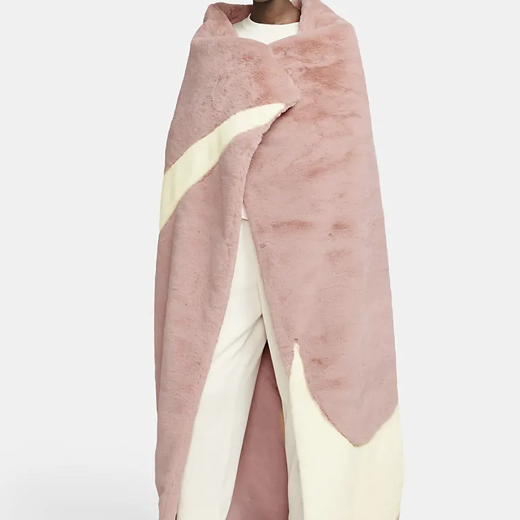 Nike Sportswear NSW Faux Fur Blanket Pink Oxford 'Pink' DO3793-601 - 3