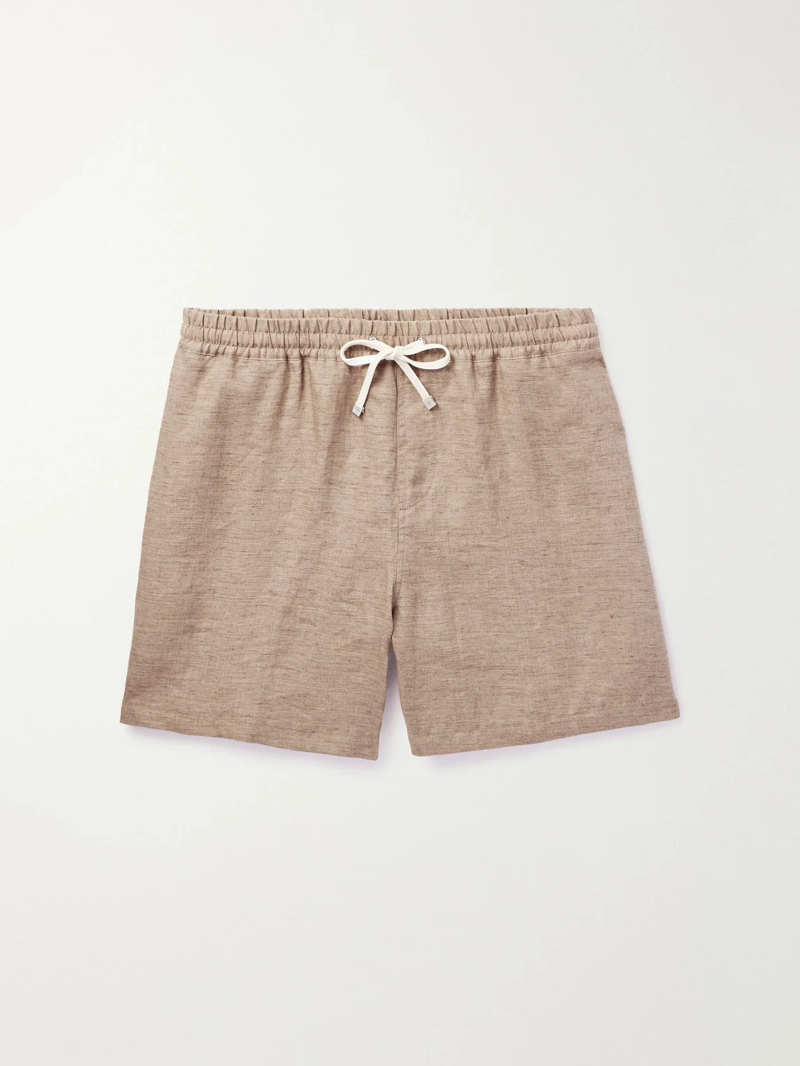 Arizona Straight-Leg Linen Drawstring Bermuda Shorts - 1