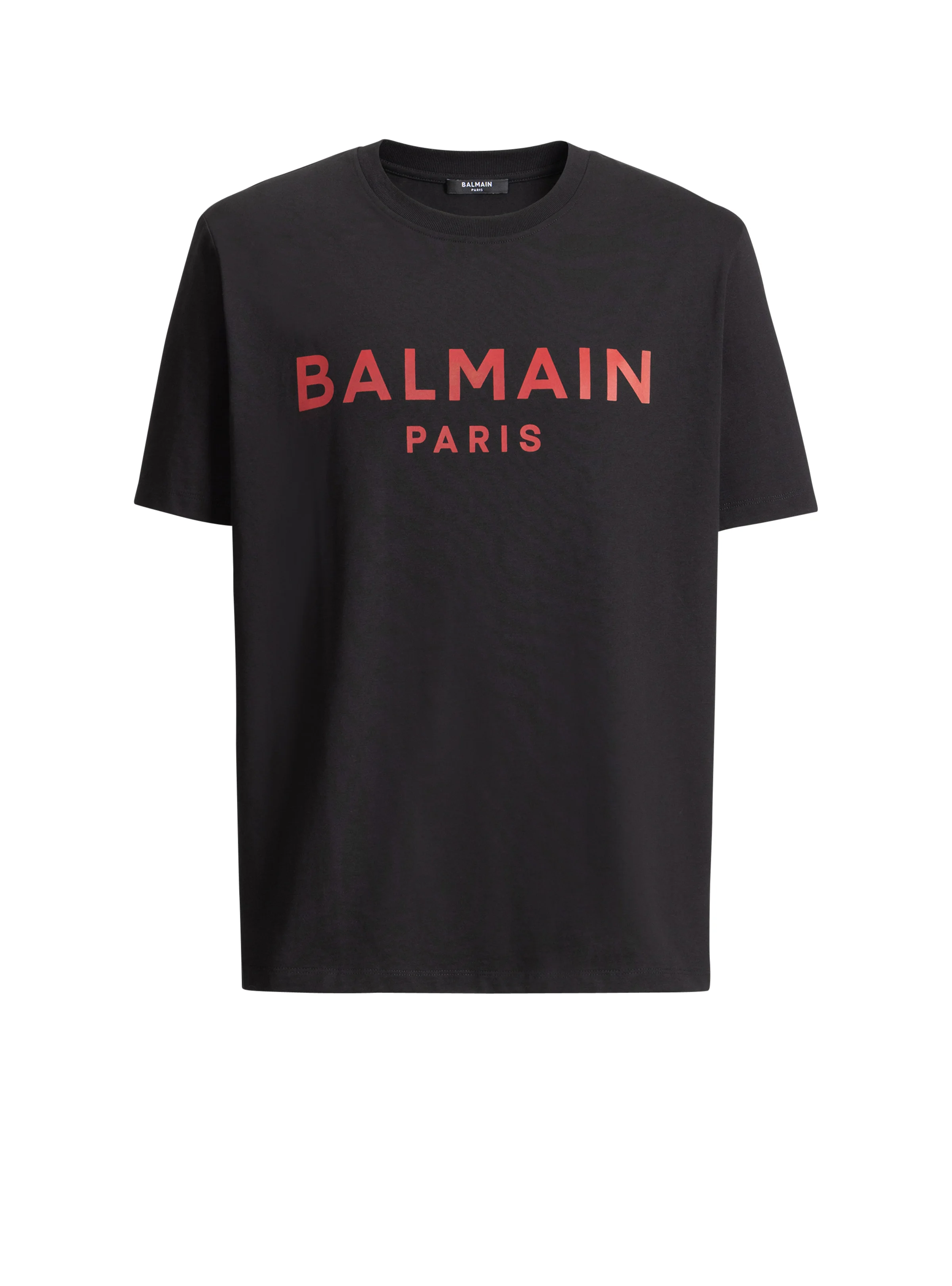T-shirt with Balmain Paris print - 1