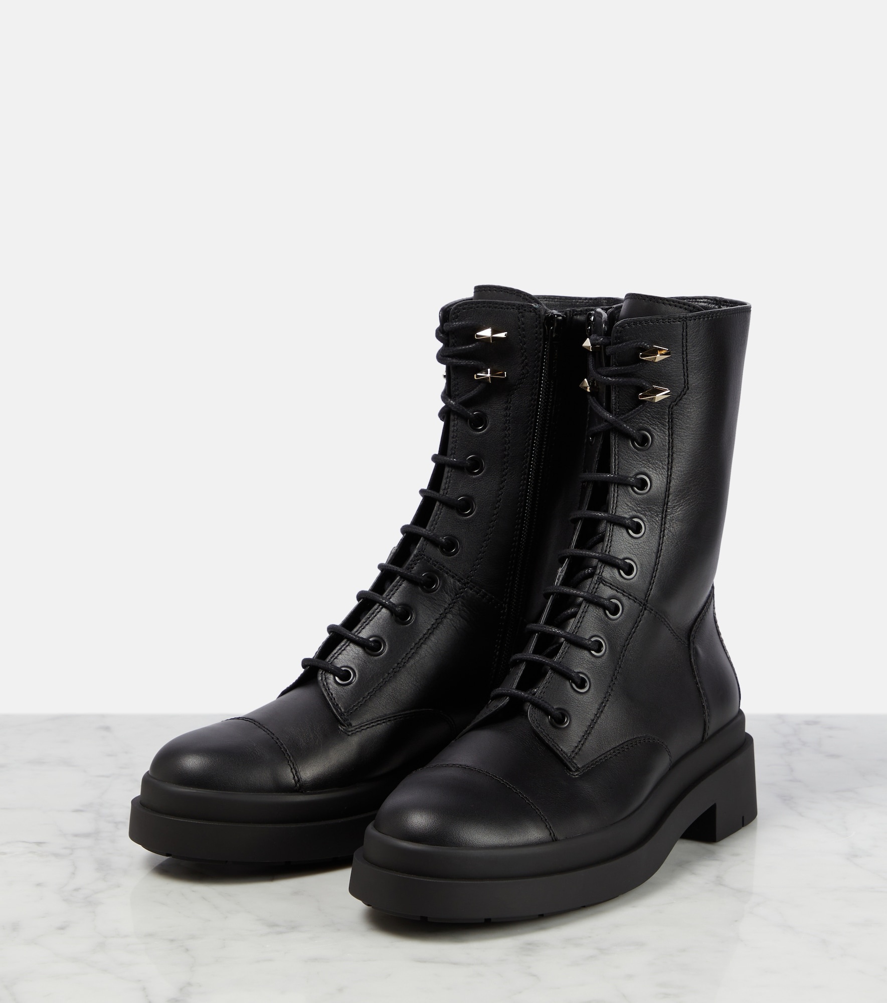 Nari leather mid-calf boots - 5