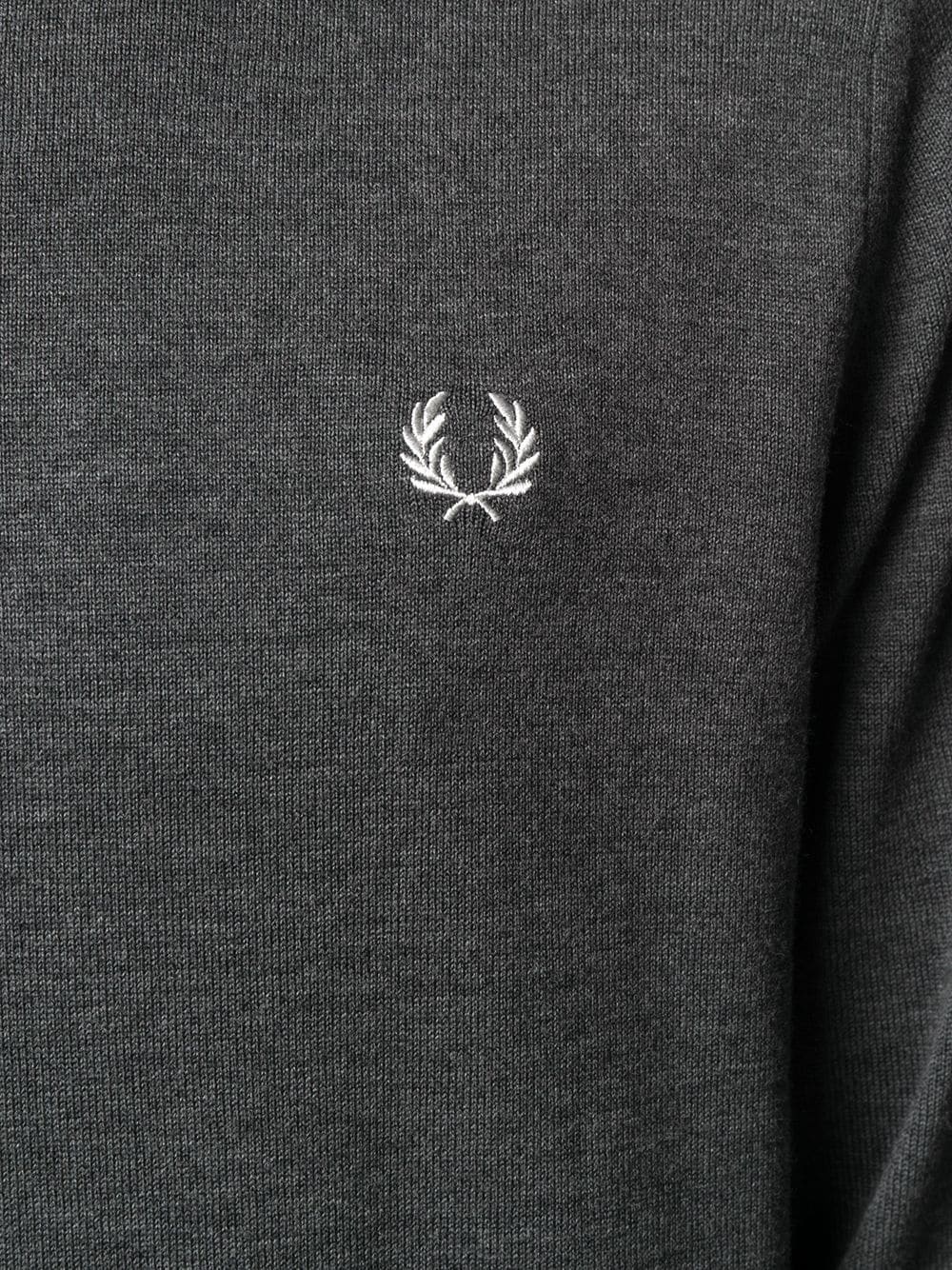 embroidered logo sweatshirt - 5