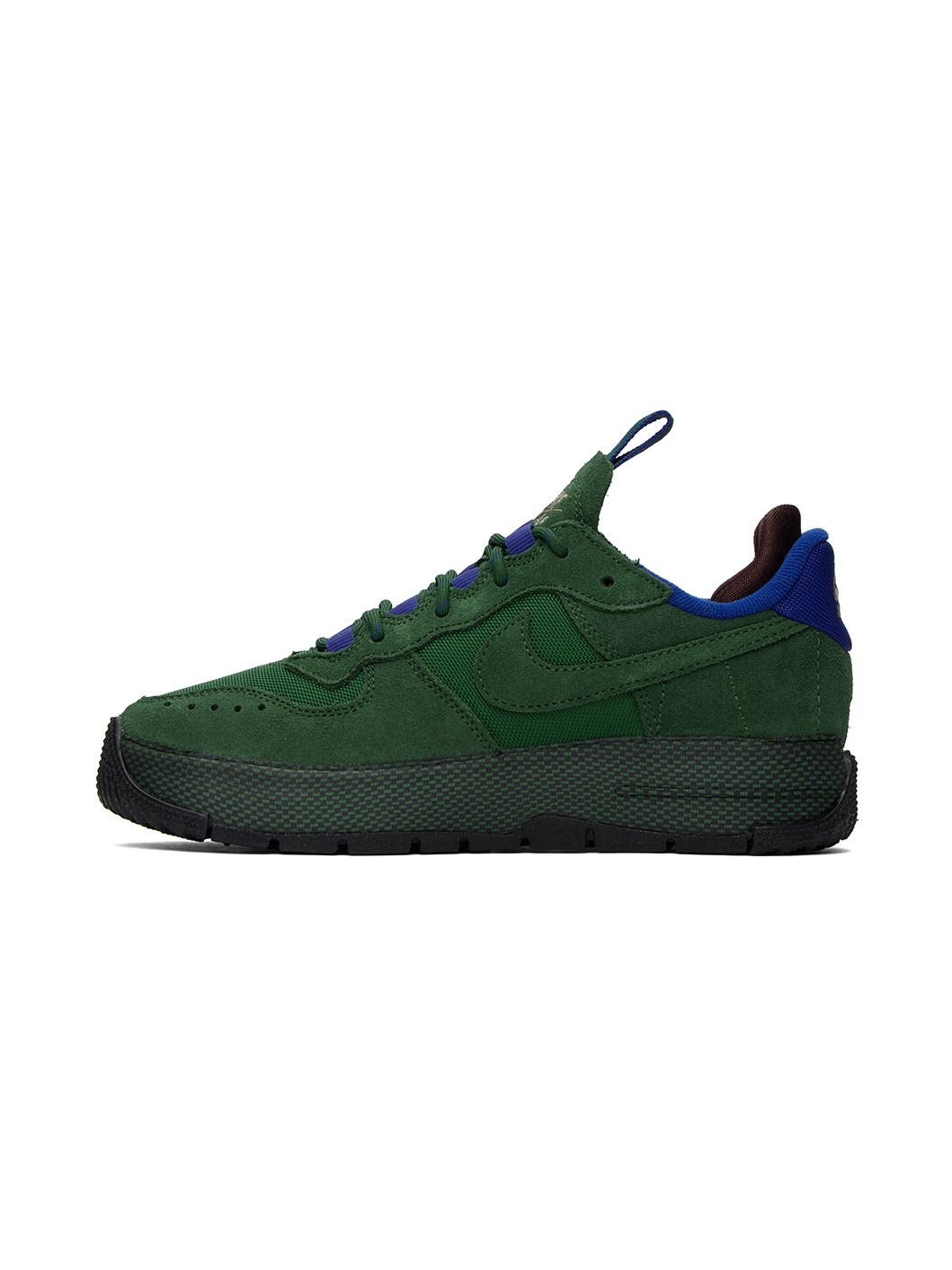 Green & Blue Air Force 1 Wild Sneakers - 3