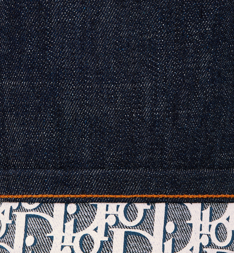Long Slim-Fit Dior Oblique Jeans 7
