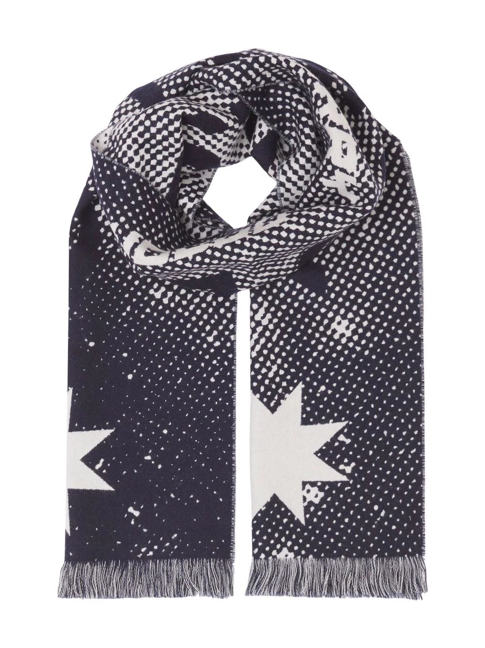 Destiny jacquard wool scarf - 3