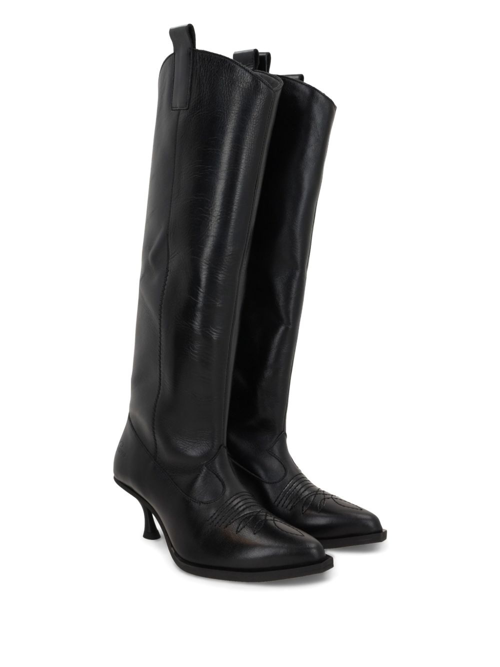 leather western boots - 2