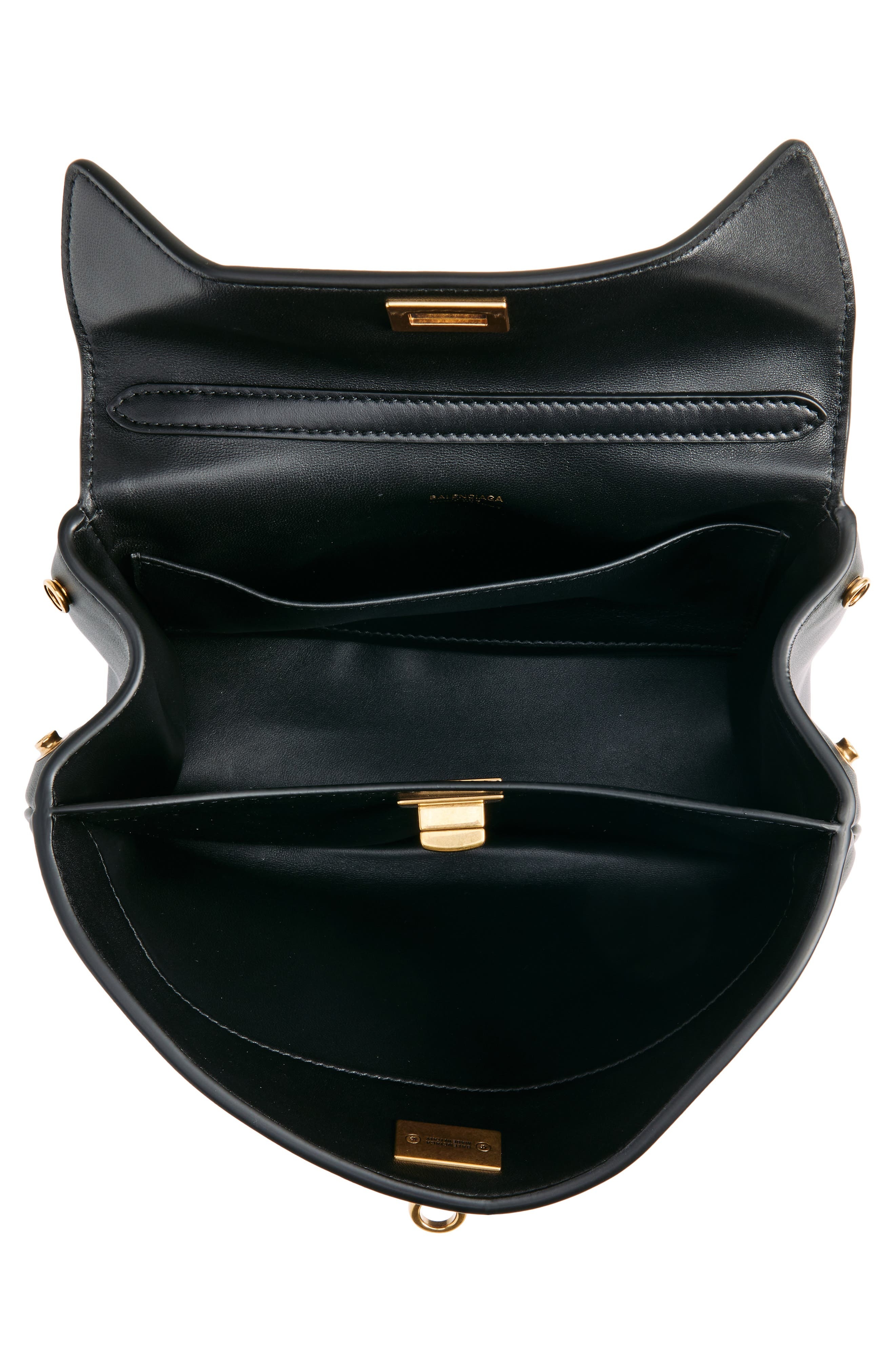 Balenciaga Mini Rodeo Leather Top Handle Bag in 1000 Black at Nordstrom - 7