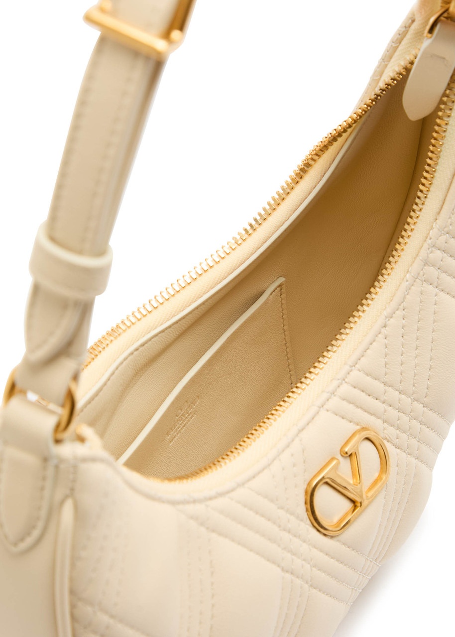 Valentino Garavani Hobo Quiltie 67 Mini Leather top Handle bag - 4