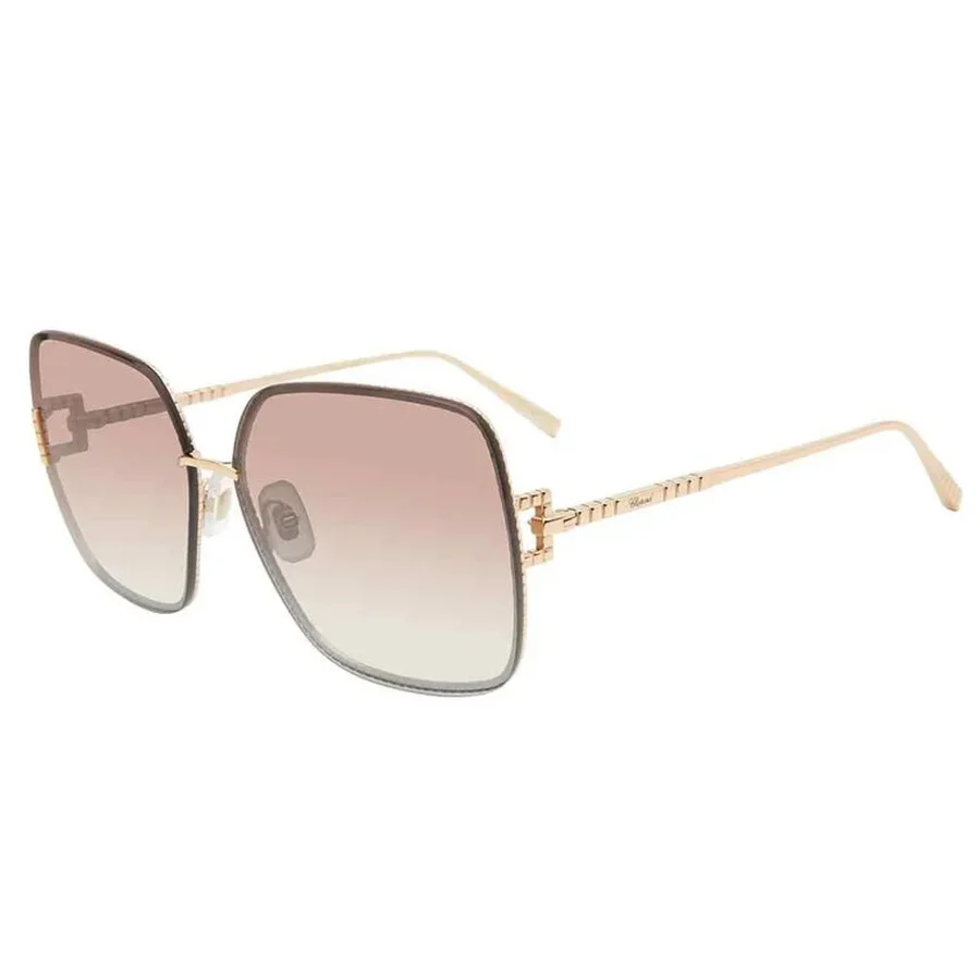 Chopard Pink Gradient Square Ladies Sunglasses SCHF72M 300X 62 - 1