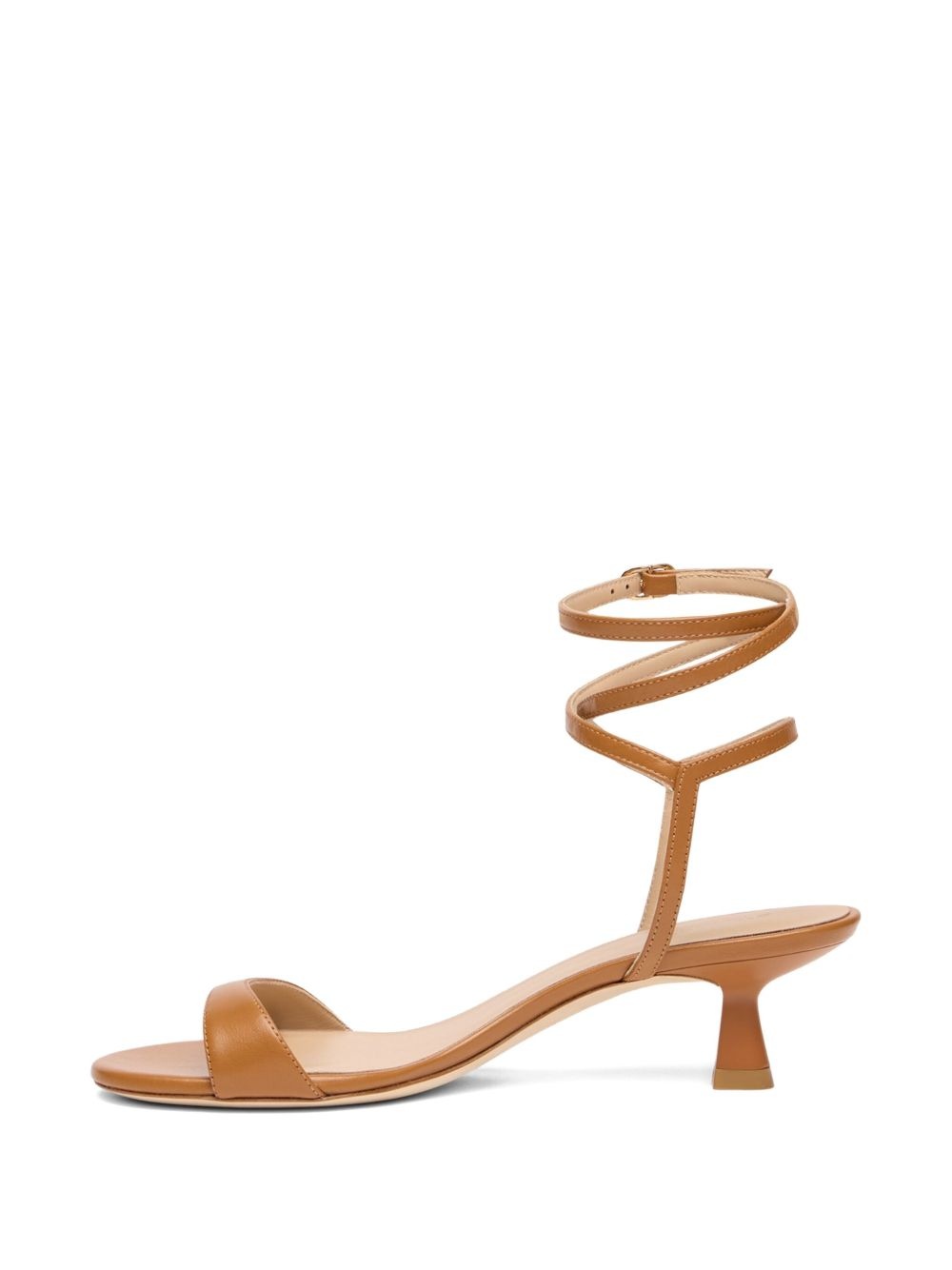 wrap leather sandals - 6