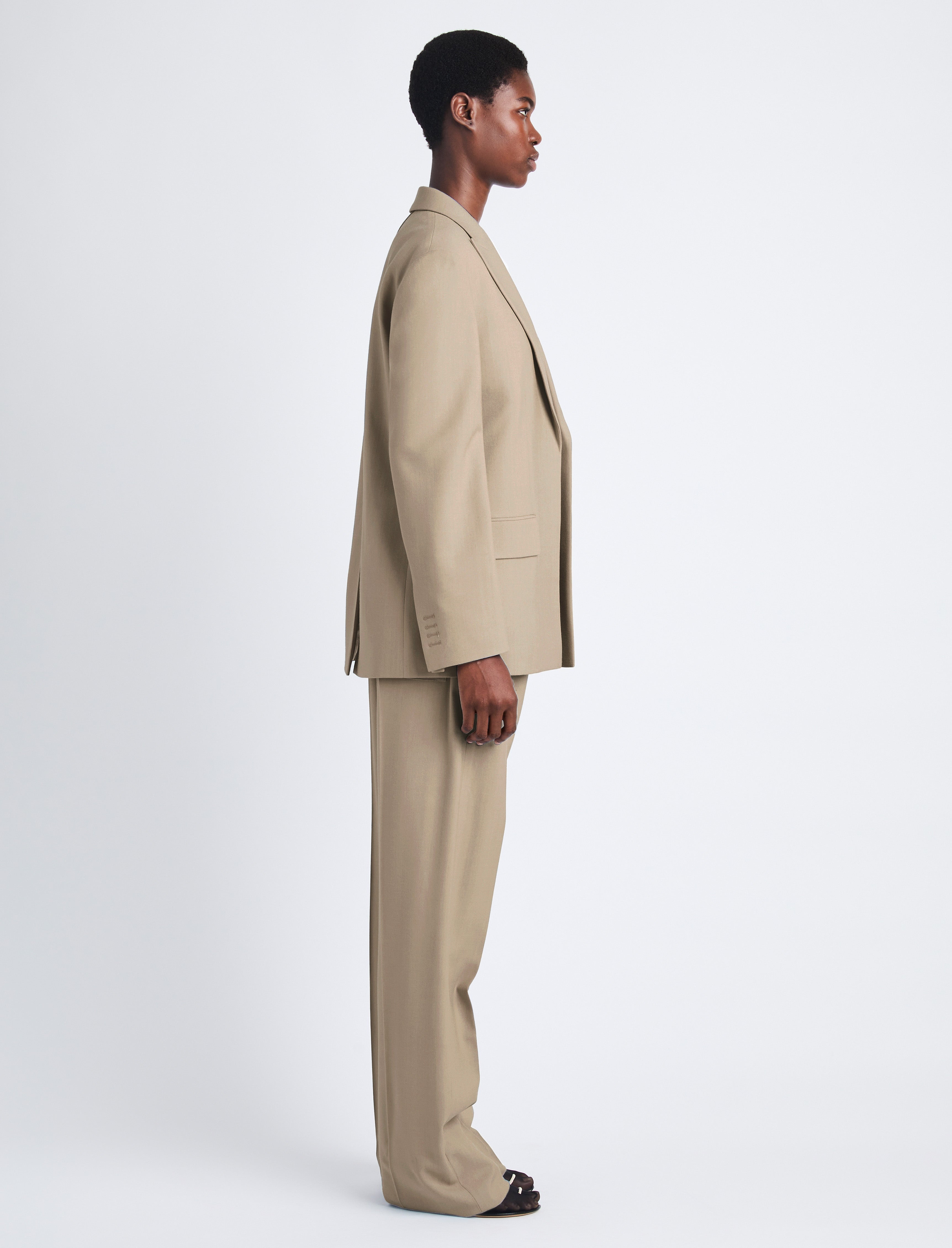 Devon Jacket in Viscose Wool - 3