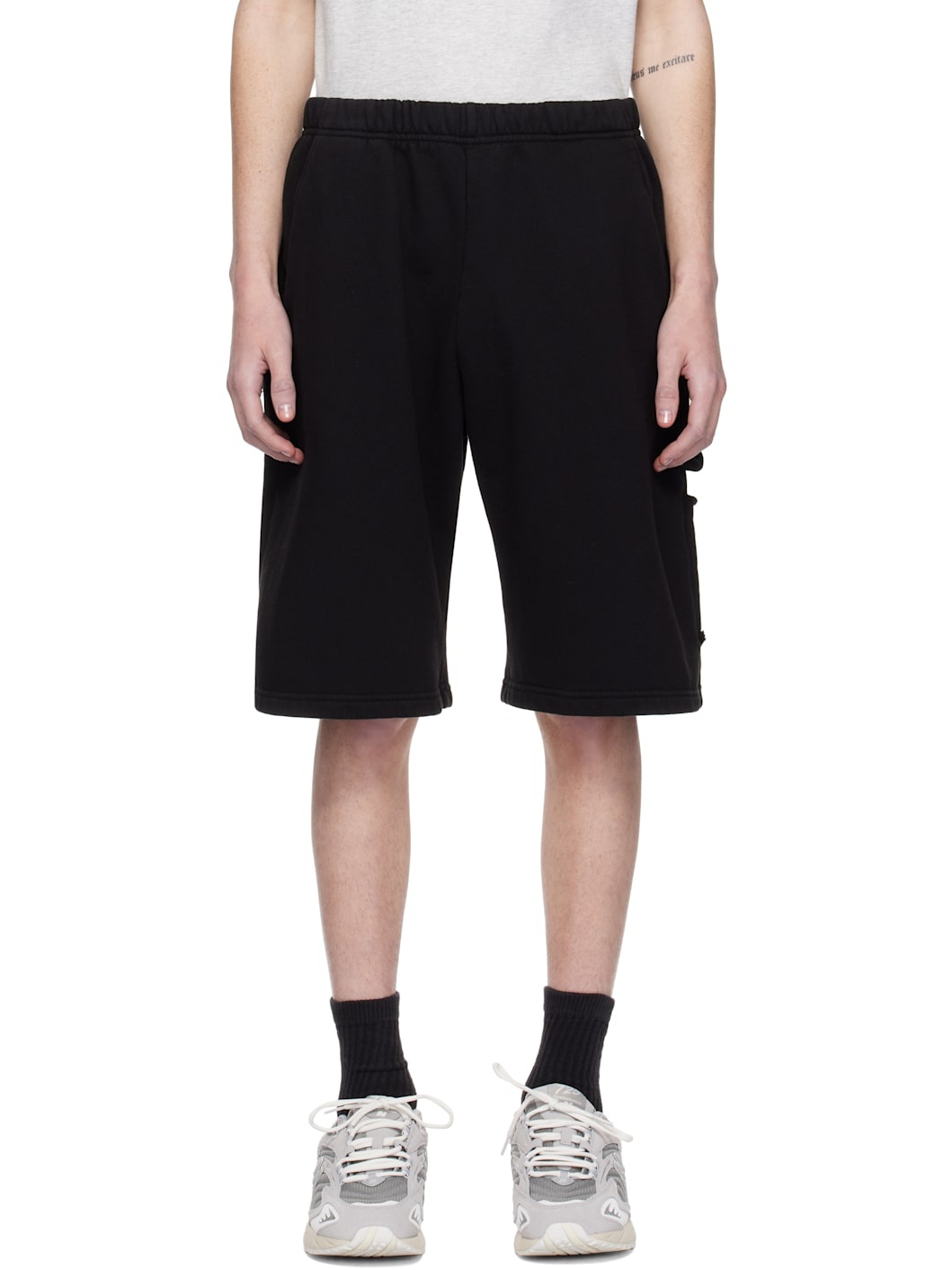 Black Utility Shorts - 1