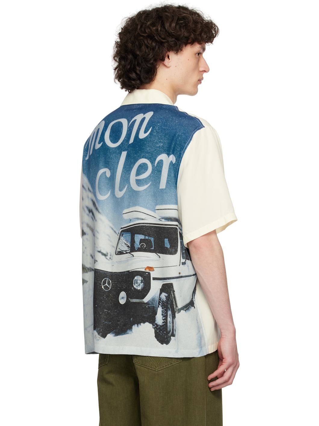 Mercedes-Benz by NIGO Off-White Satin Shirt - 3