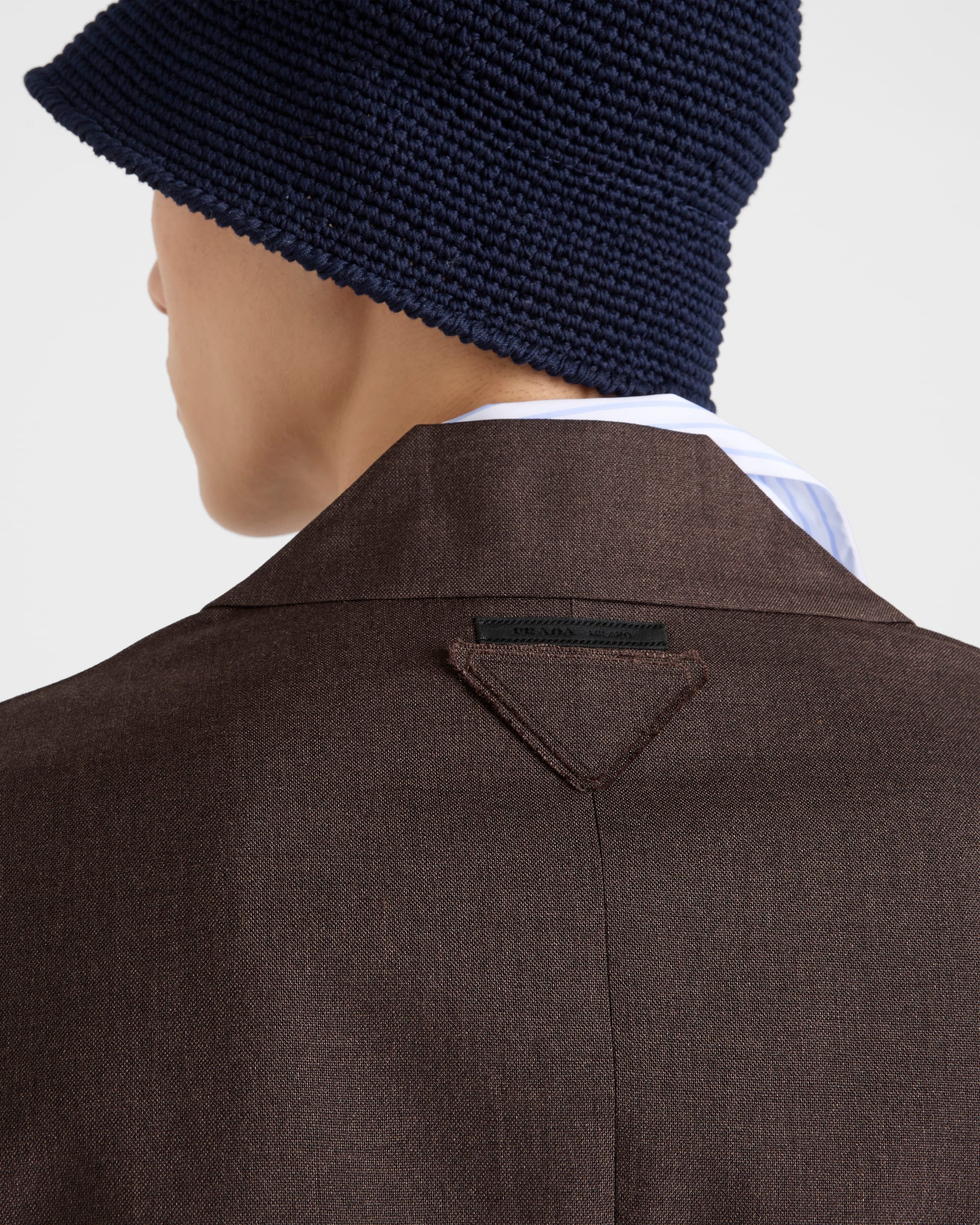 Single-breasted mohair and silk jacket - 6