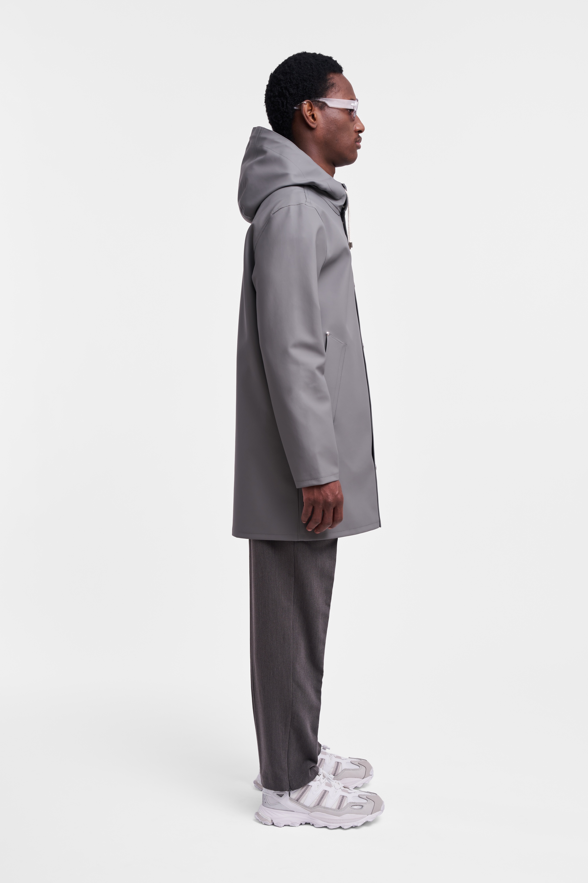 Stockholm Raincoat Grey - 3