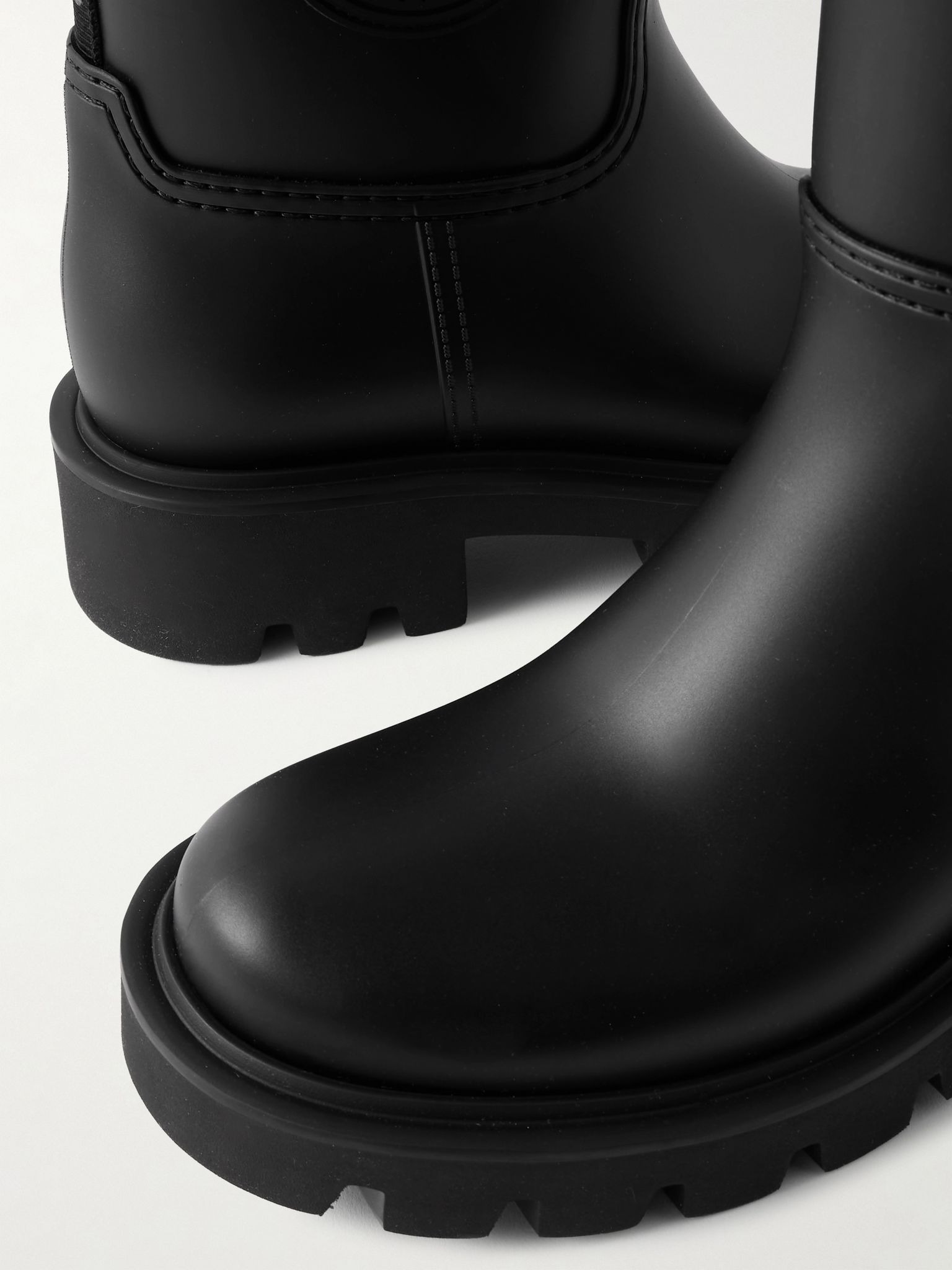 Kickstream leather and shell ankle boots Black - 4