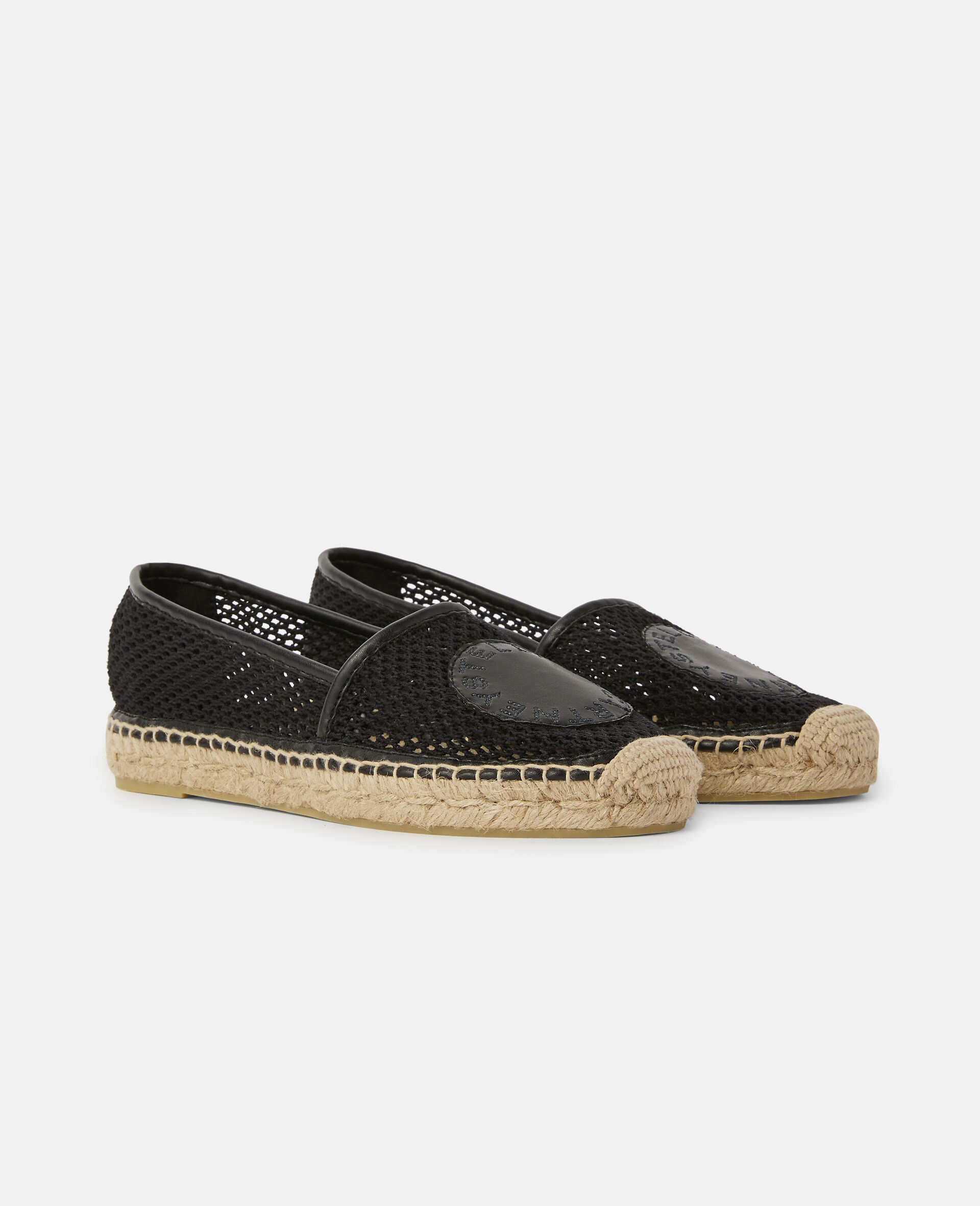 Selene Woven Mesh Logo Espadrilles - 2
