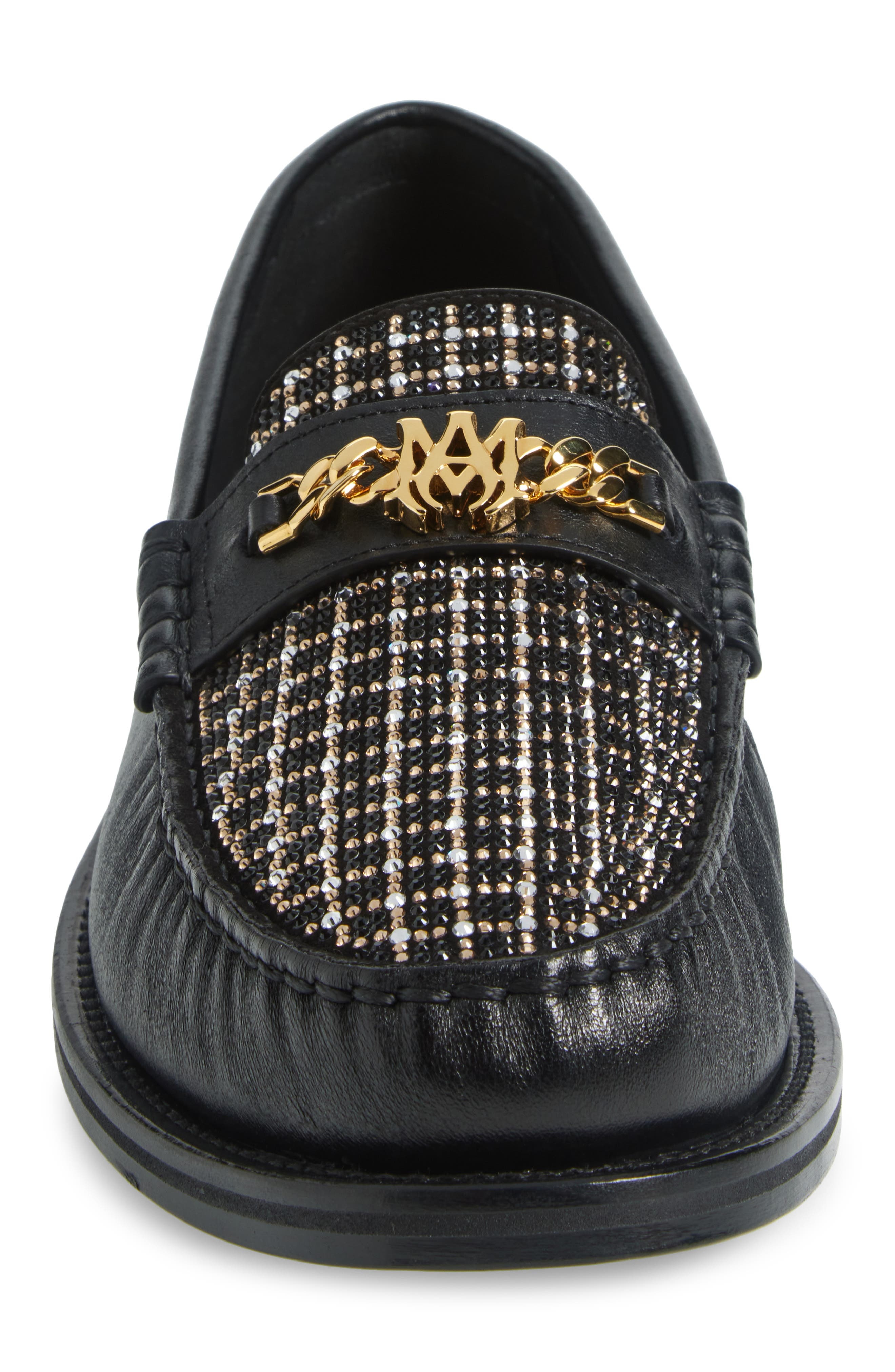 AMIRI MA Chain Penny Loafer in Black at Nordstrom - 4