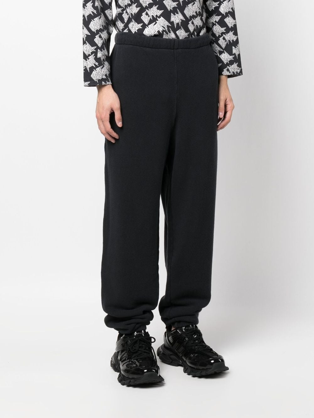 JERSEY-FLEECE COTTON TRACK PANTS - 3