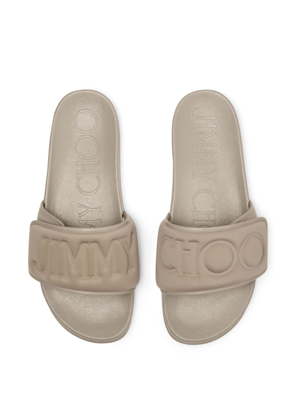 Fitz/M logo-debossed slides - 5