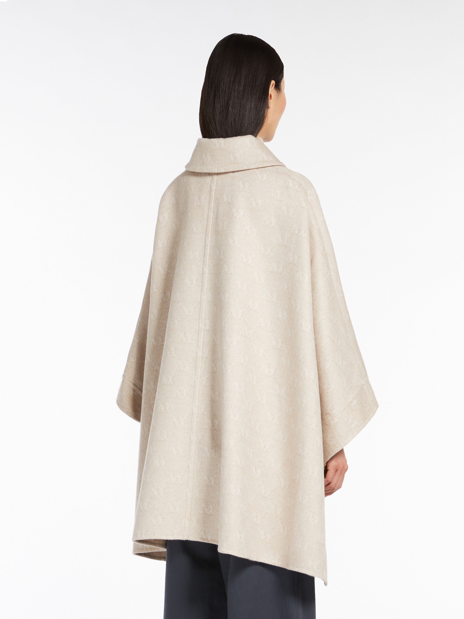 JAGO Wool, silk and cashmere cape - 4
