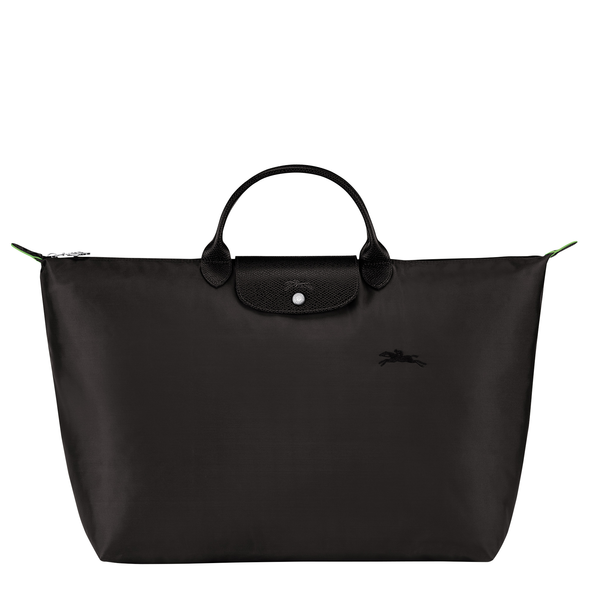 Le Pliage Green S Travel bag Black - Recycled canvas - 1