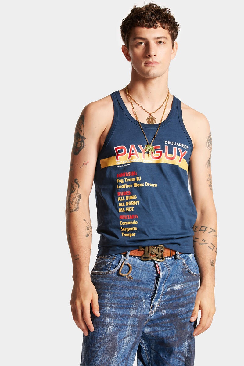 DSQUARED2 タンクトップ 新品】Dsquared2 男女タンクトップ 小さめ｜Yahoo!フリマ（旧