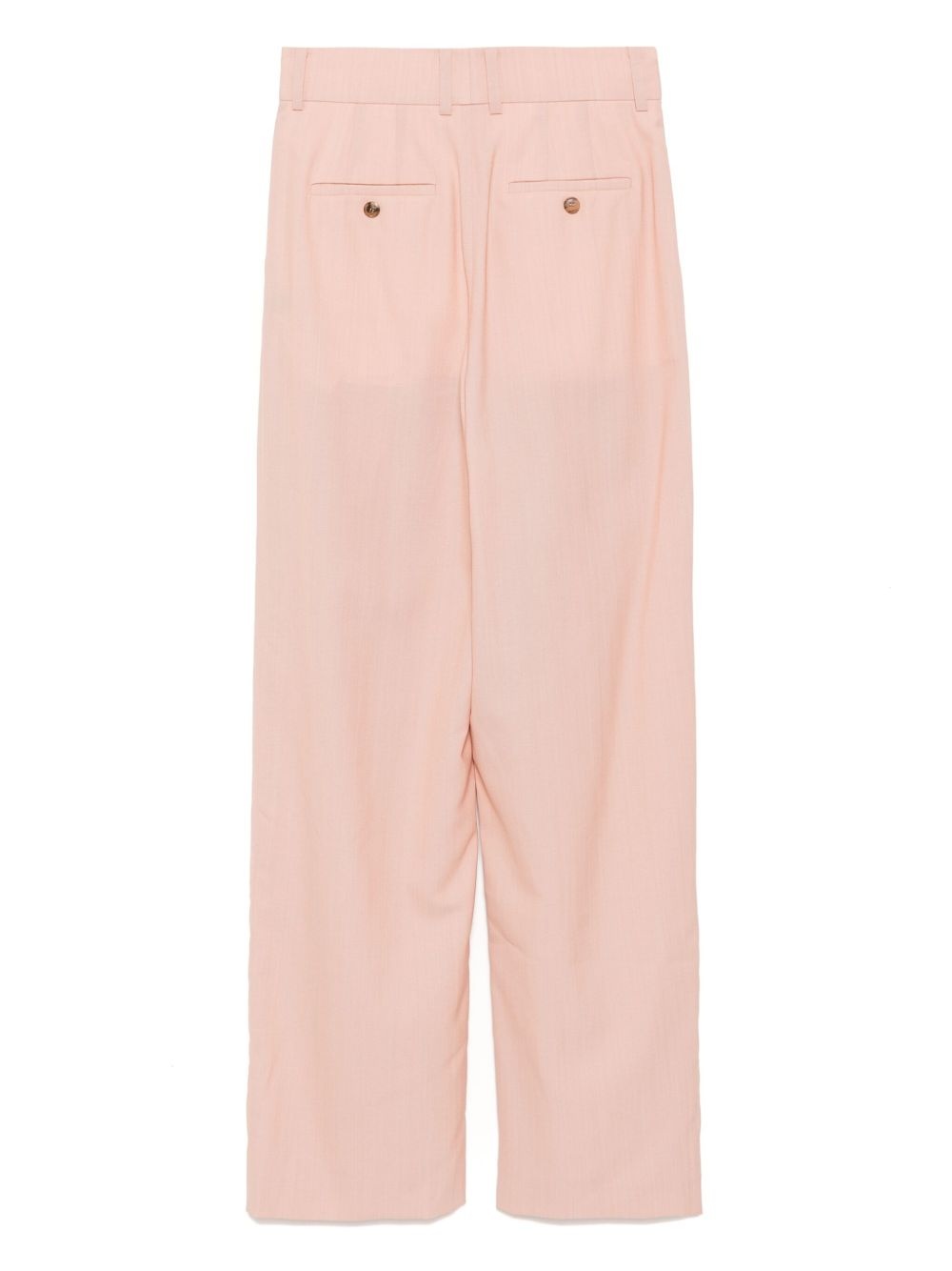 double pleated wide pants - 2