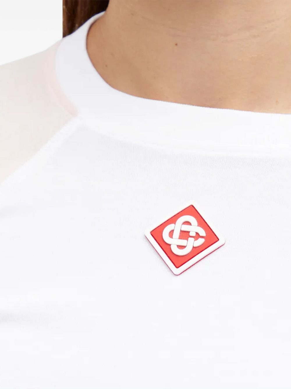 logo-patch raglan-sleeve top - 5