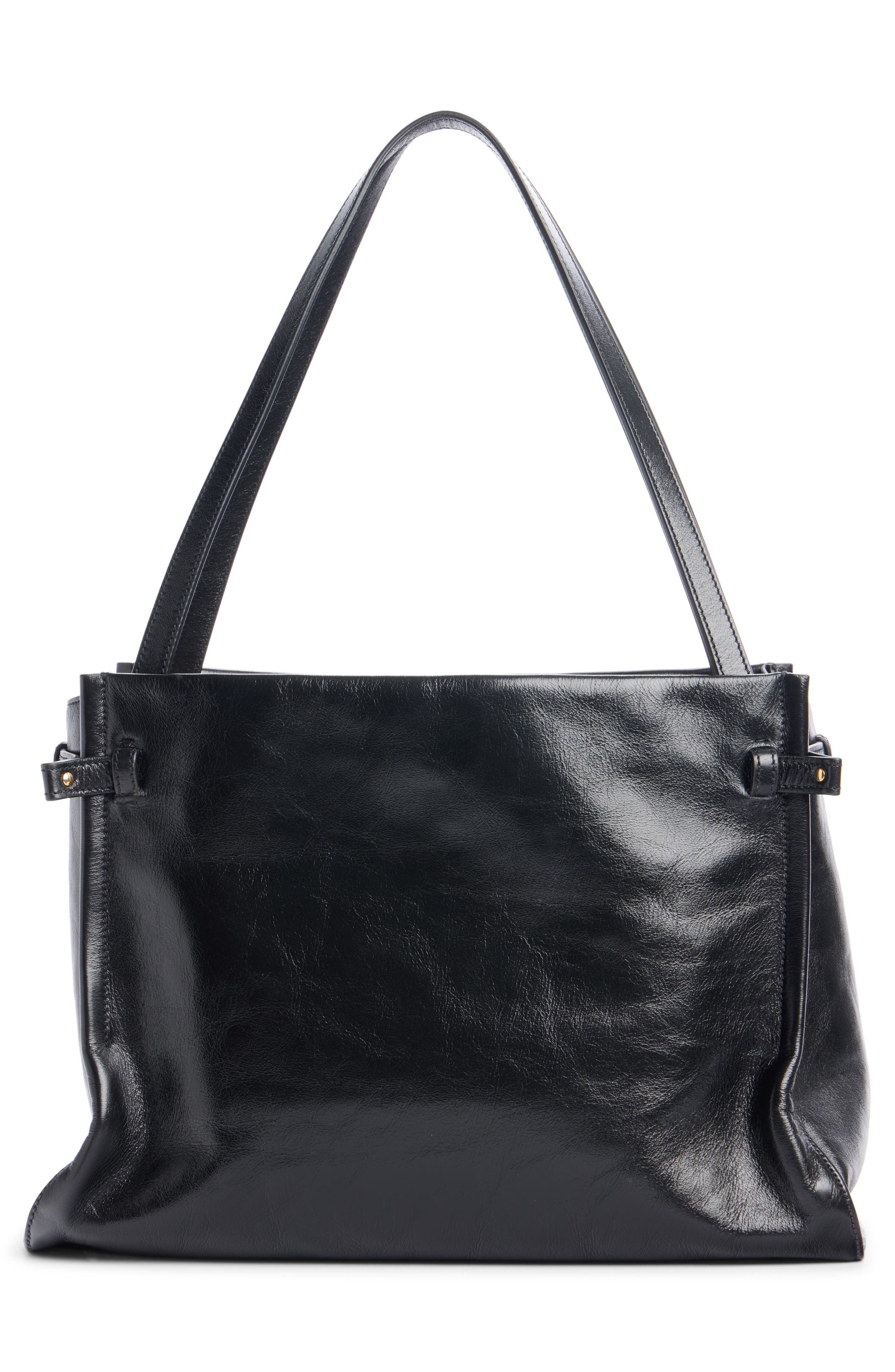 Chloé Charms Leather Tote in Black at Nordstrom - 3