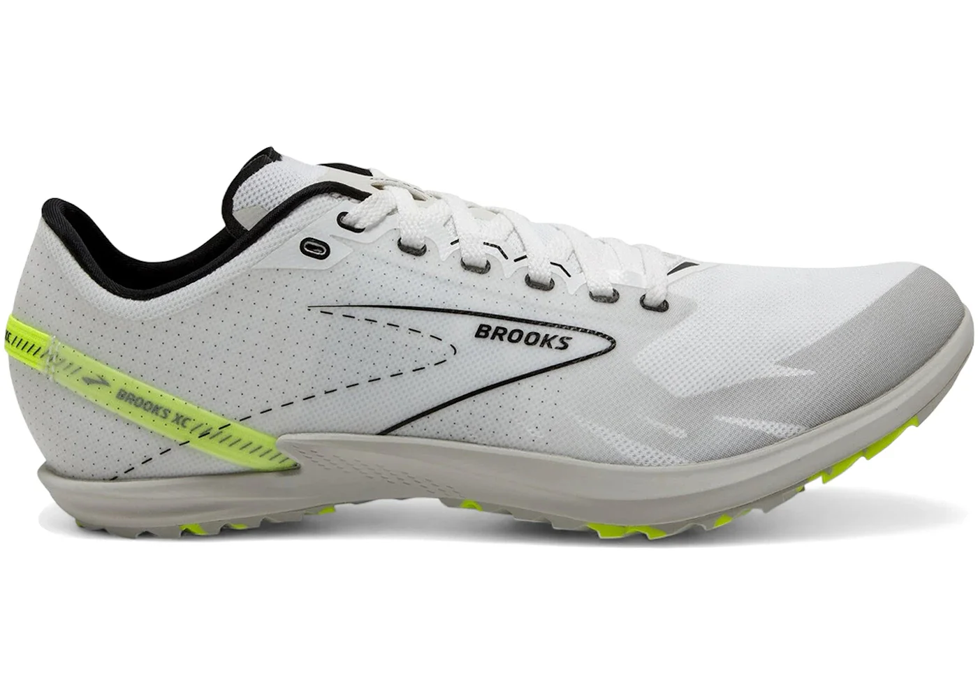 Brooks Draft XC Spikeless White Black Nightlife - 1