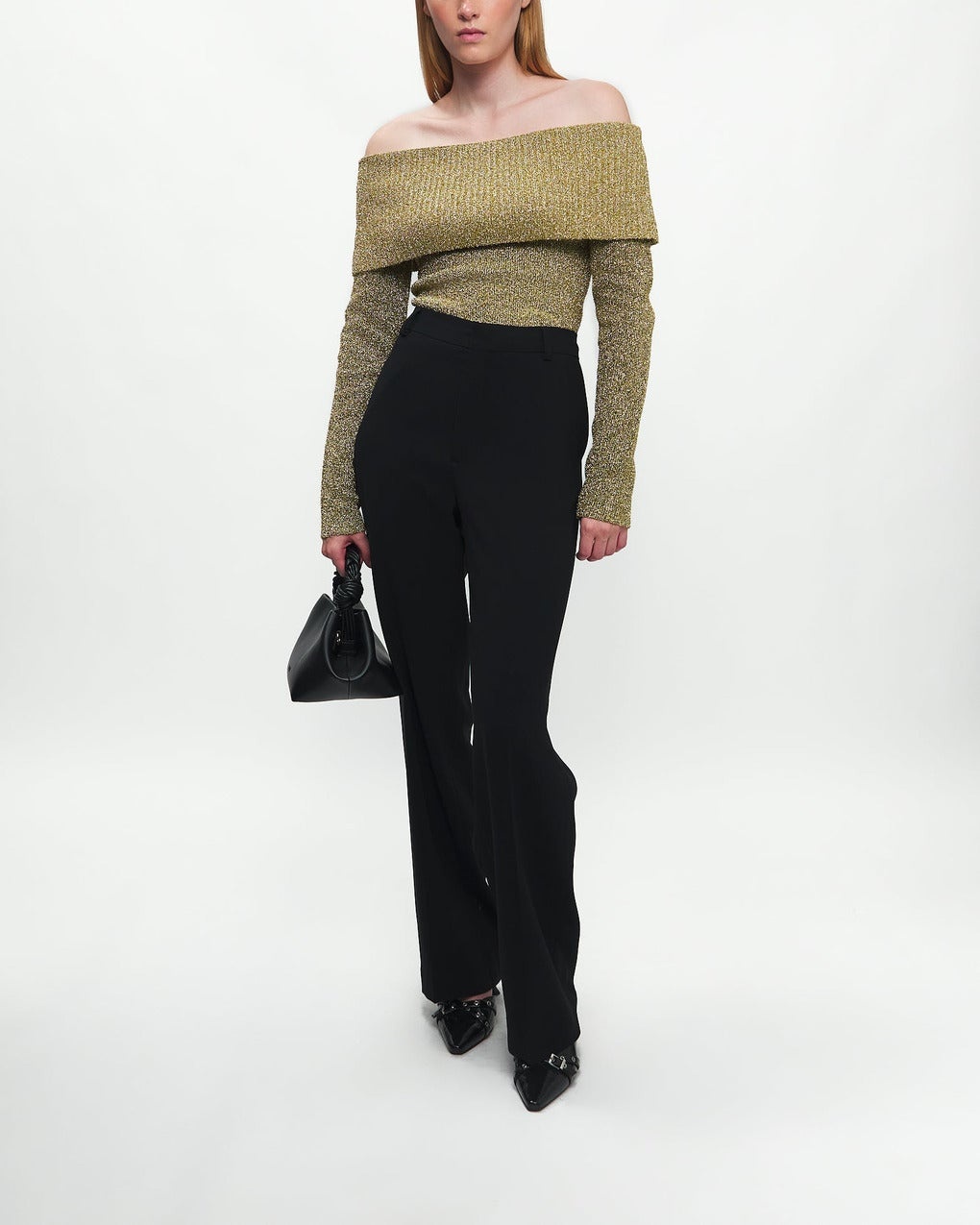 Top Sparkle Doubleface Knit Gold - 3