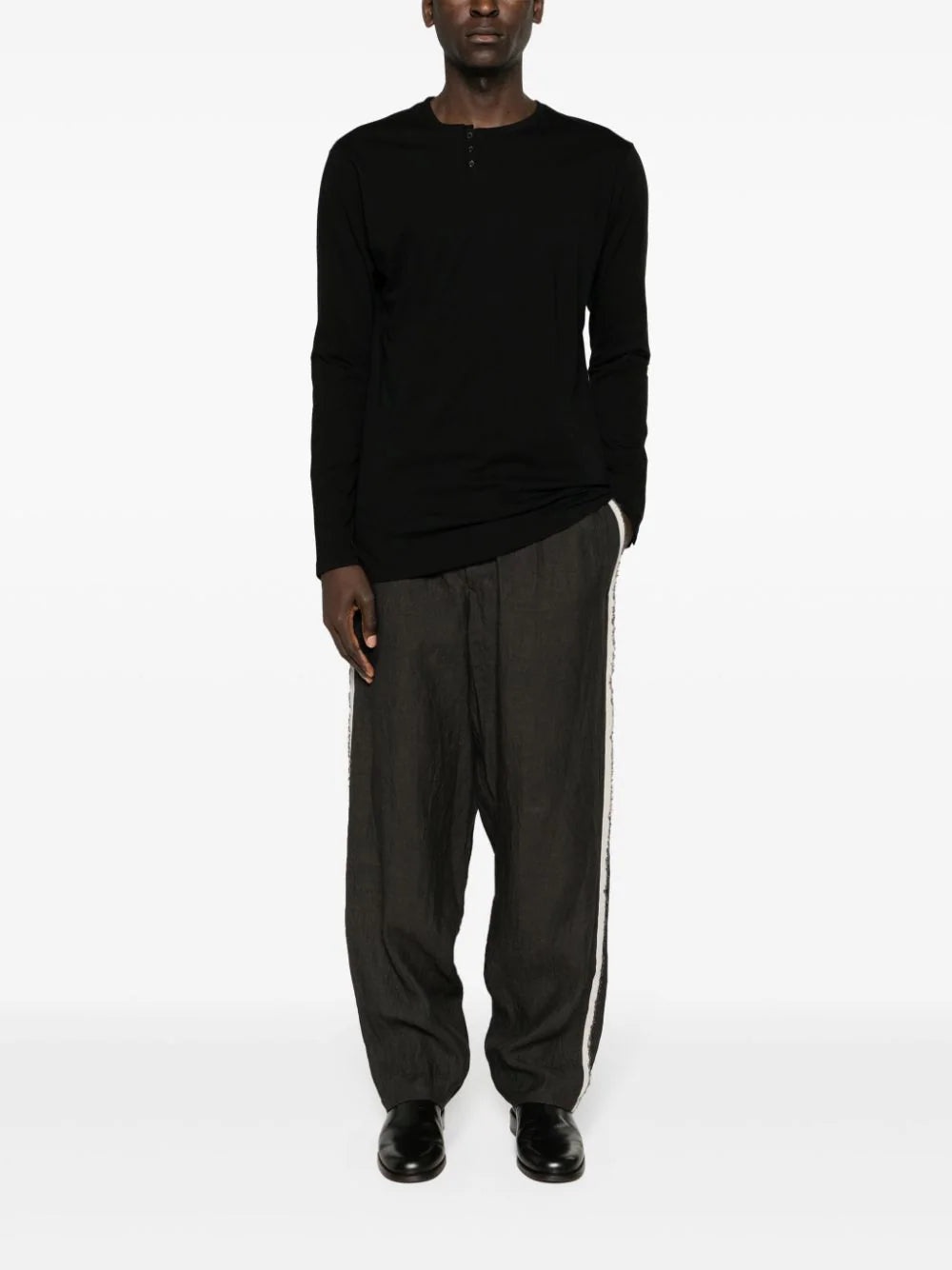 SEAM-DETAIL TAPERED TROUSERS - 2
