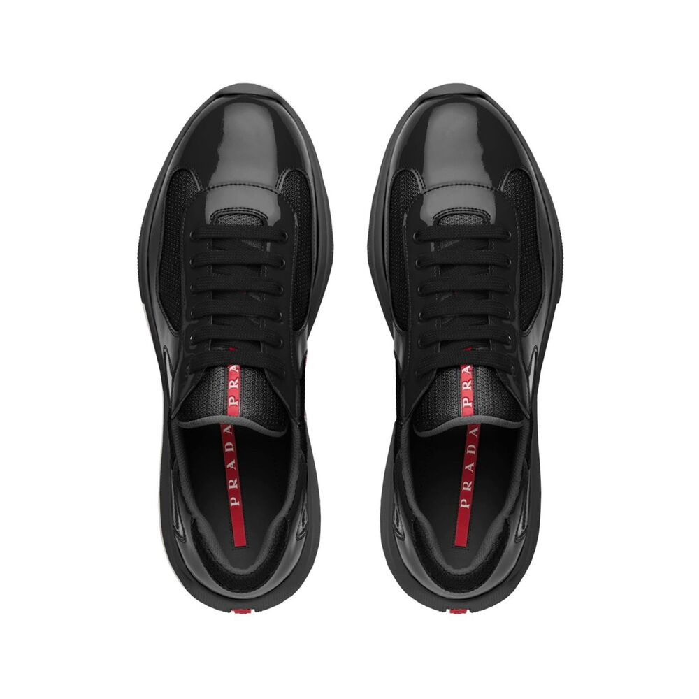 Prada Black Trainers - Low-Tops Men - 4